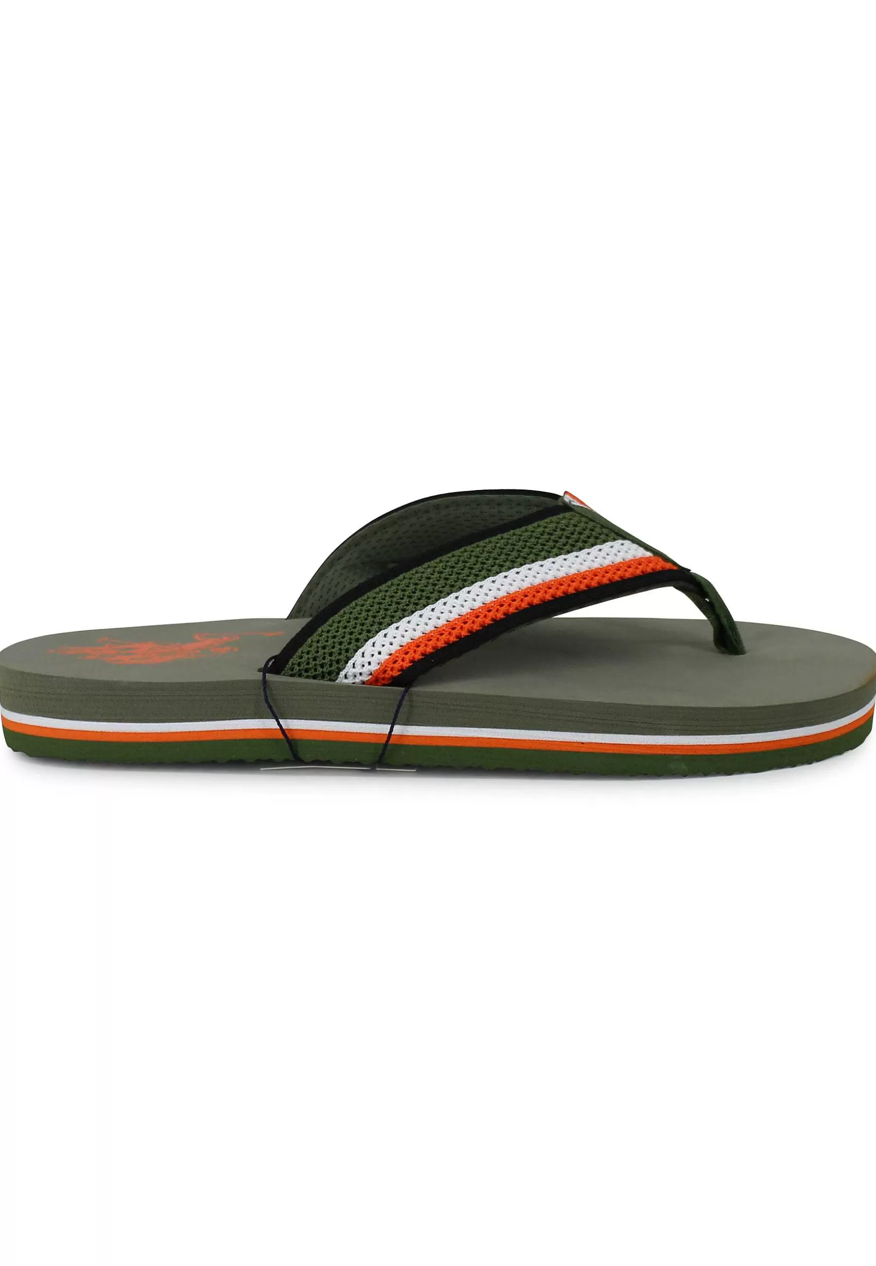 Infradito Uomo In Tessuto Verde Con Suola In Gomma Leggera*U.S. Polo Assn Hot