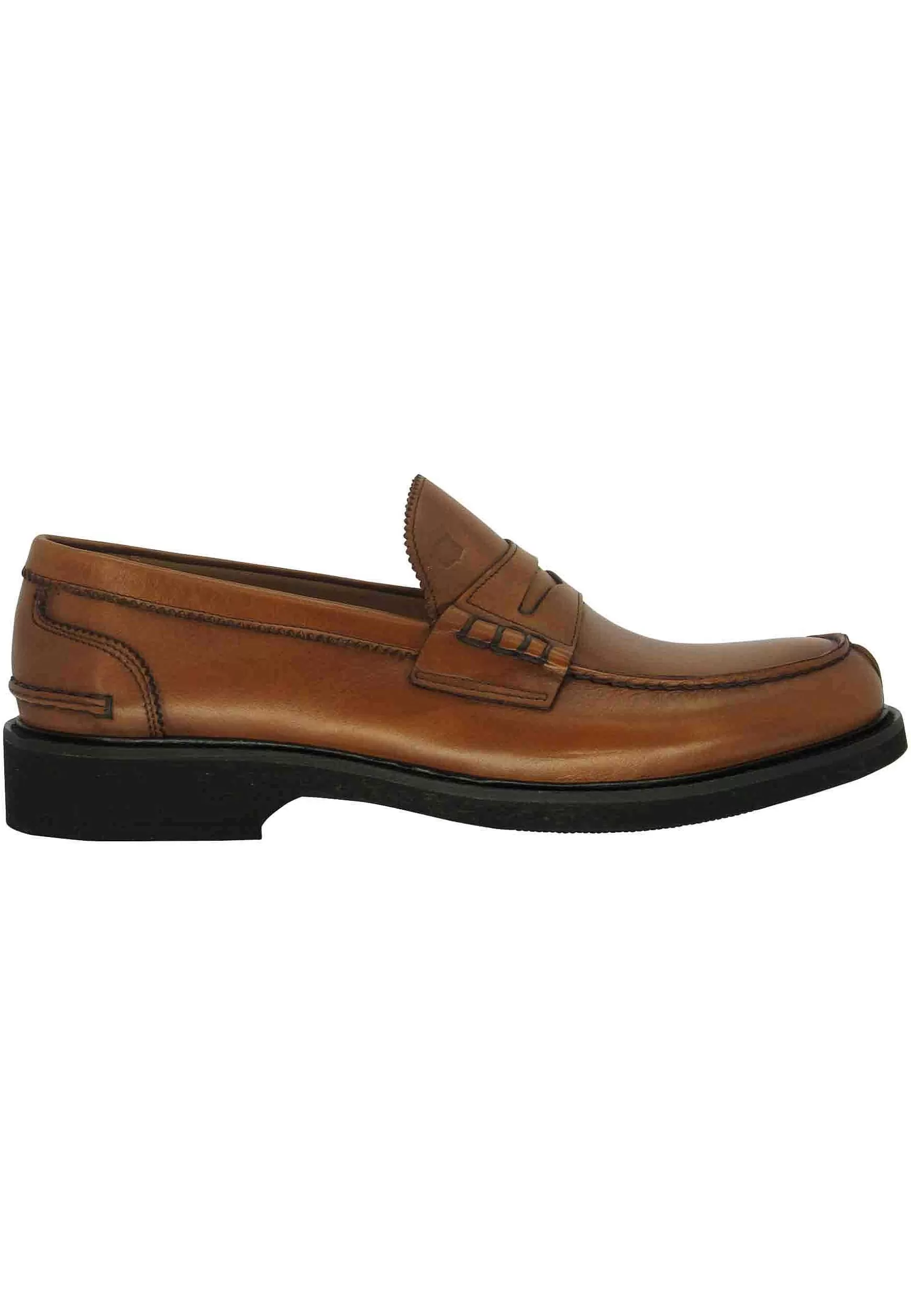 Mocassini Uomo In Pelle Cuoio Con Suola Cucita In Gomma Ultra Leggera*Florsheim Online