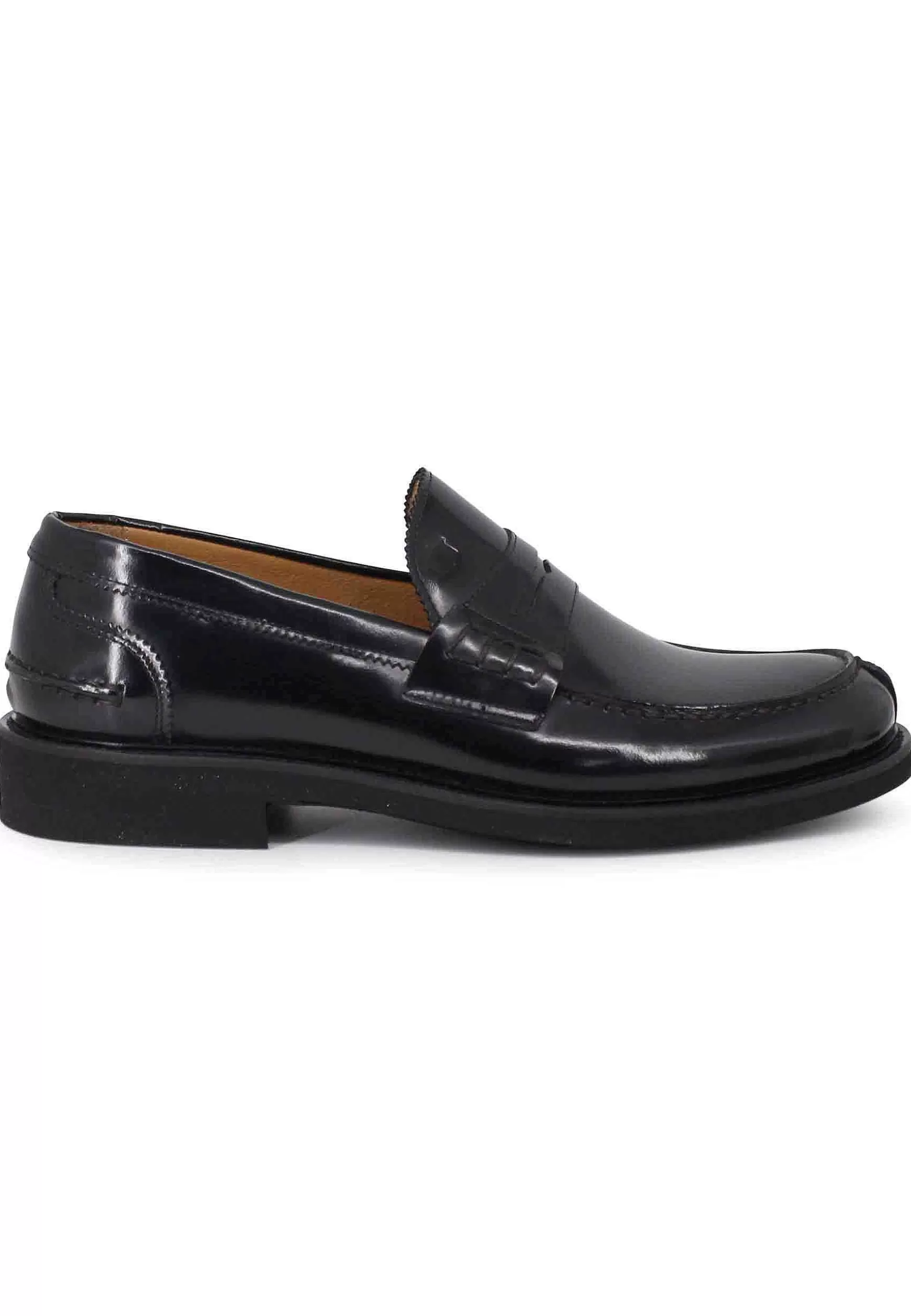 Mocassini Uomo In Pelle Nera Con Suola Cucita In Gomma Ultra Leggera*Florsheim Best Sale