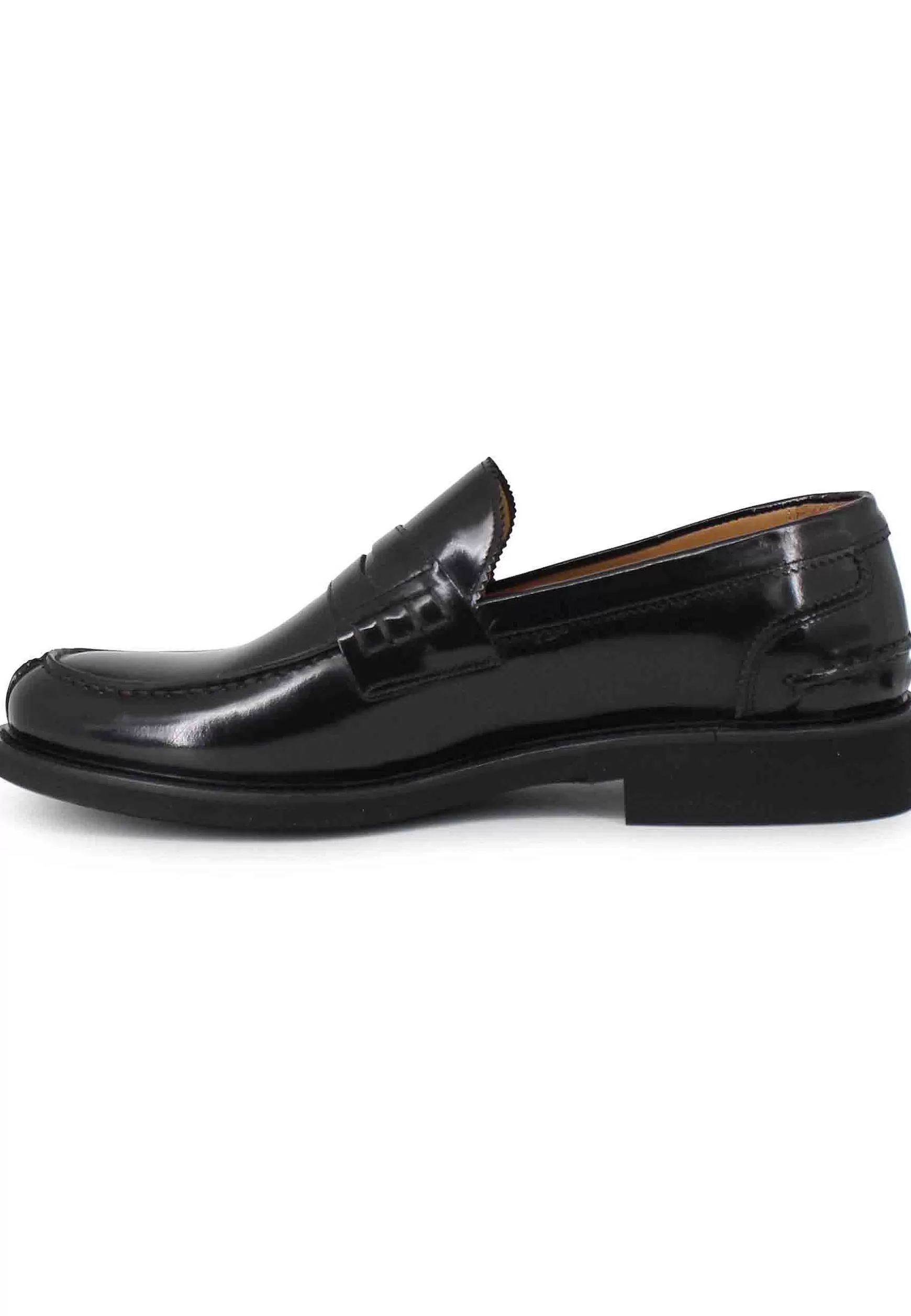 Mocassini Uomo In Pelle Nera Con Suola Cucita In Gomma Ultra Leggera*Florsheim Best Sale