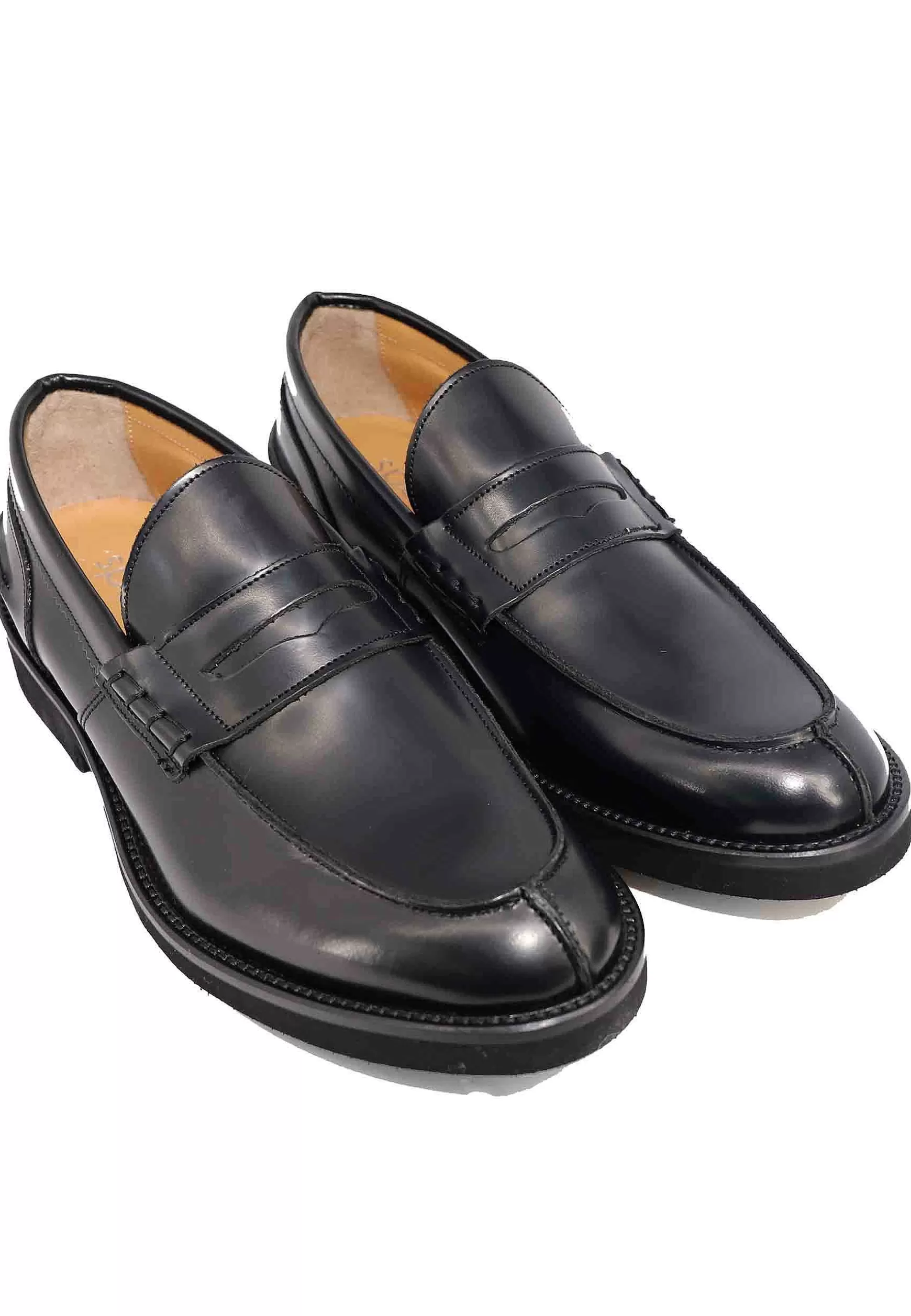 Mocassini Uomo In Pelle Nera Con Suola In Gomma Ultra Light** Shop