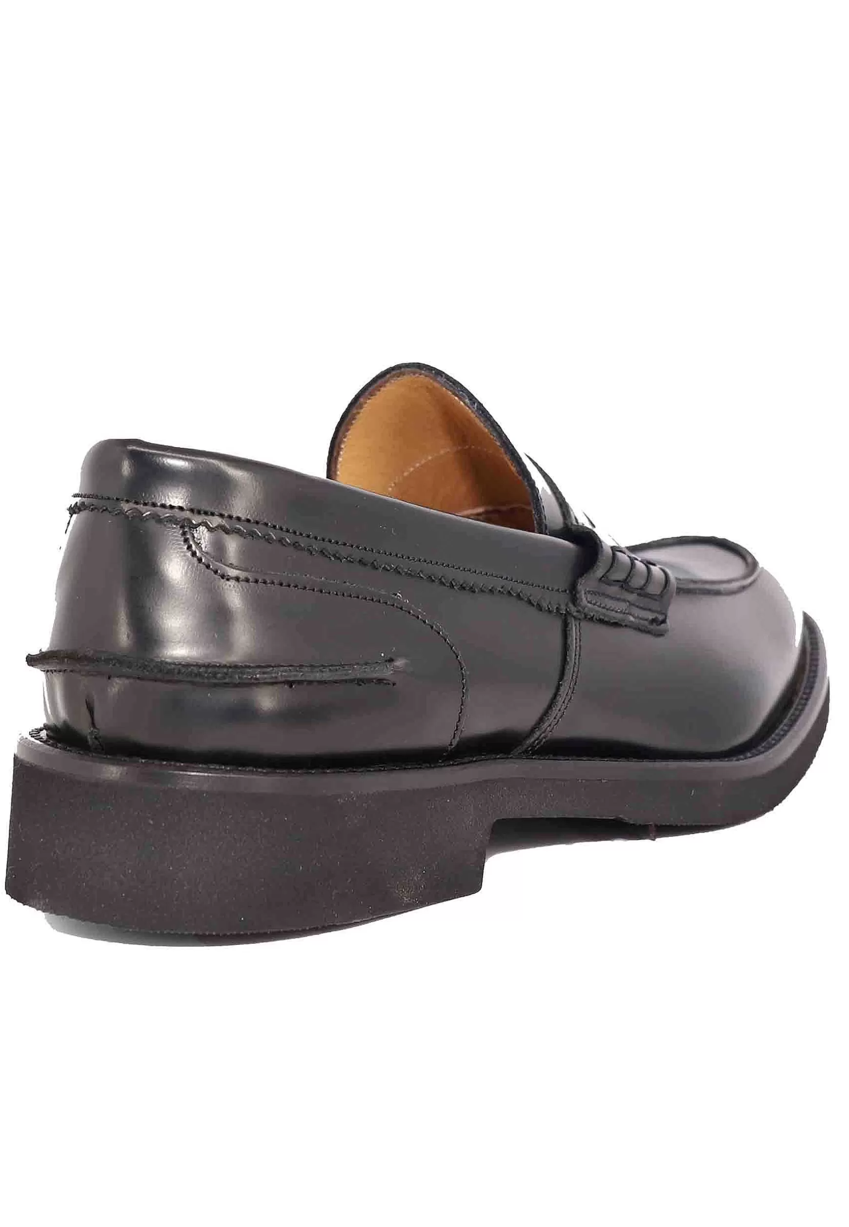 Mocassini Uomo In Pelle Nera Con Suola In Gomma Ultra Light** Shop