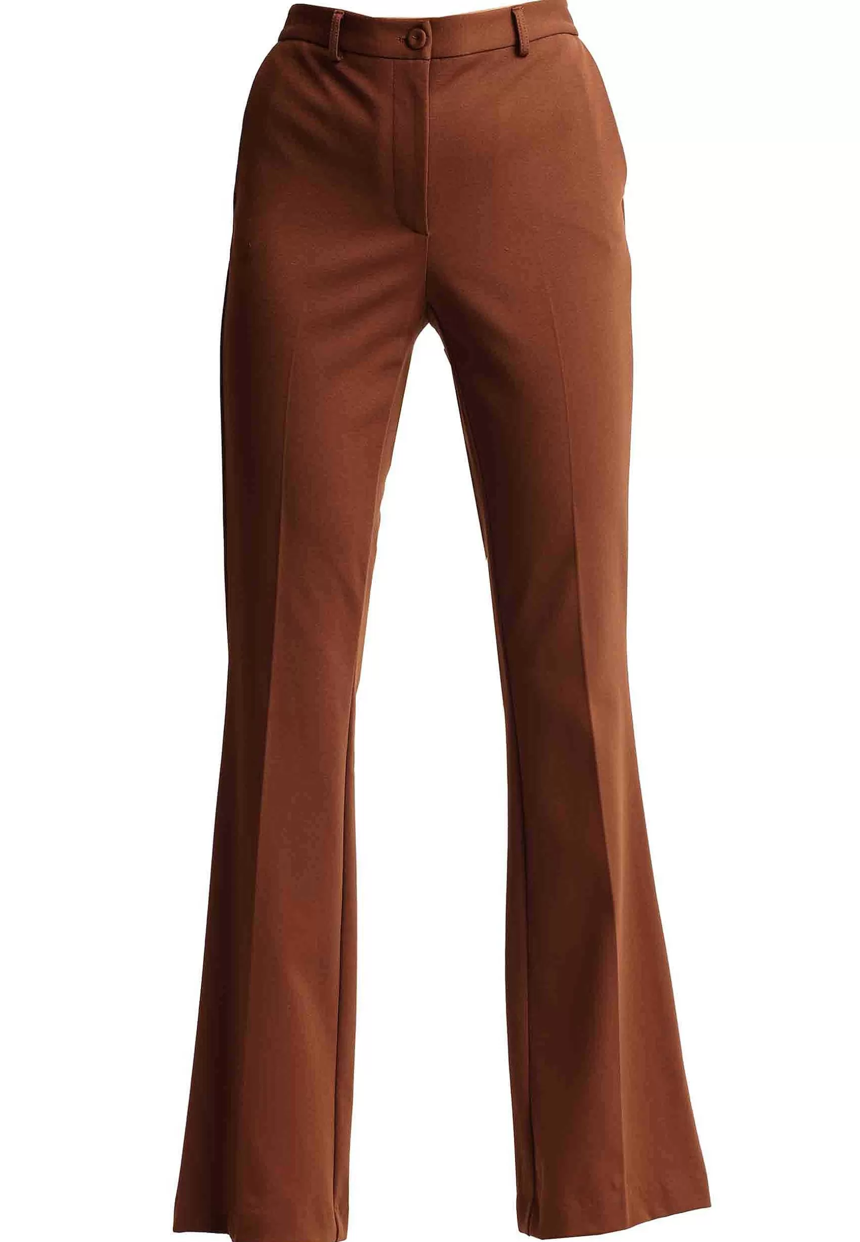 Pantaloni Donna Comfy Jersey In Jersey Orzo Con Tasche All'Inglese*Maliparmi Cheap