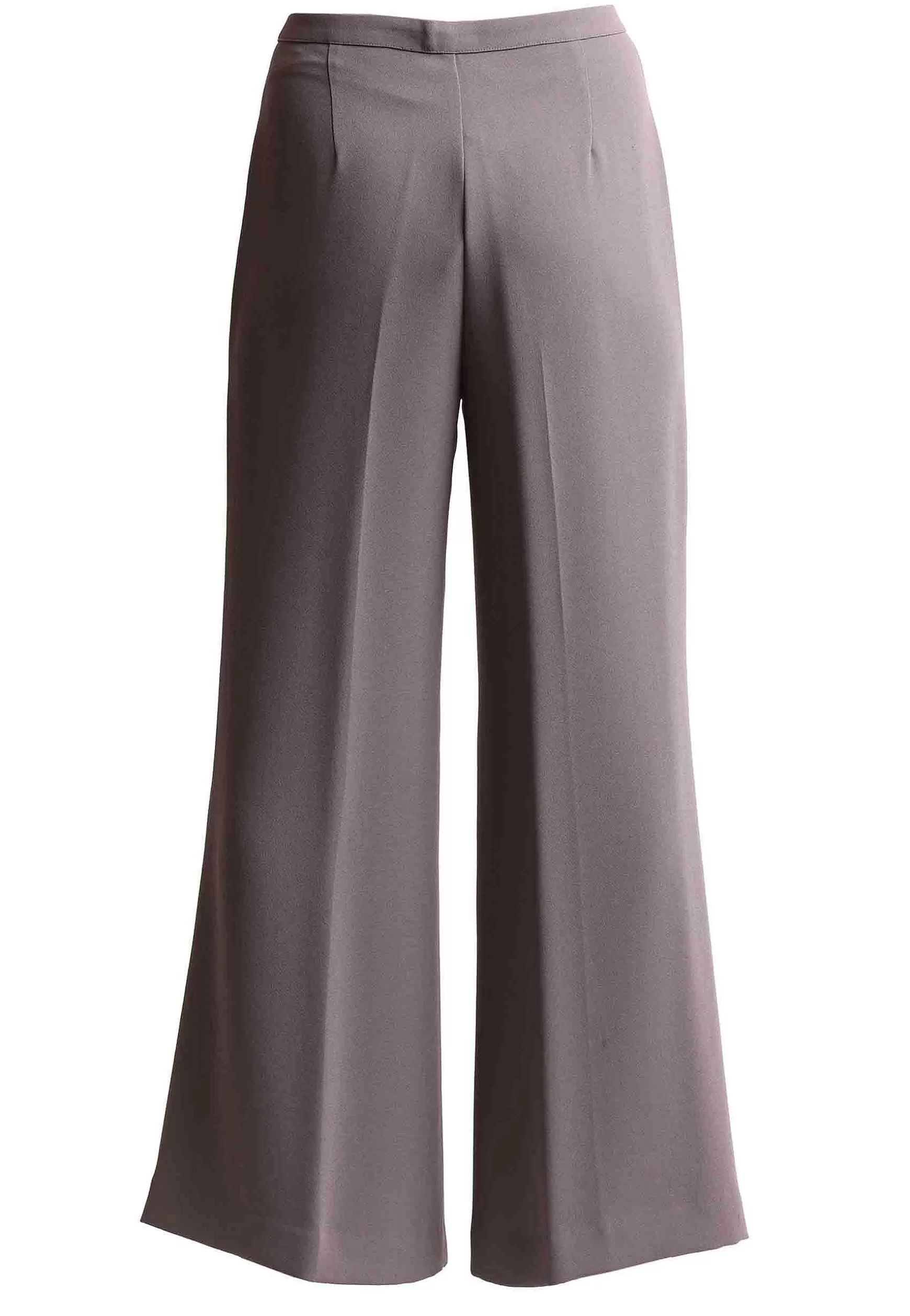 Pantaloni Donna In Sable Crepe Di Colore Grigio*Maliparmi Hot