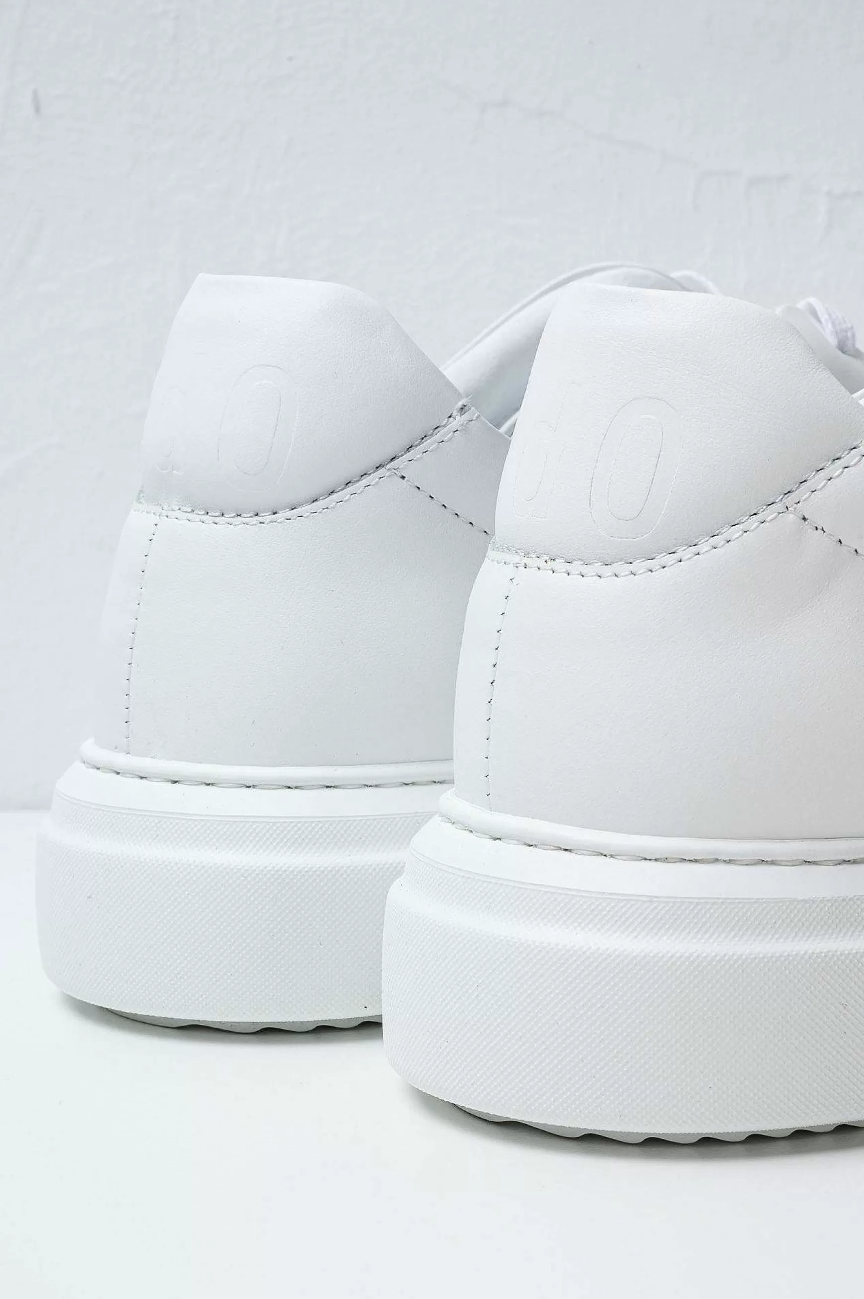'Oro Foro Italico Leather Sneakers White Women's*Pantofola d New