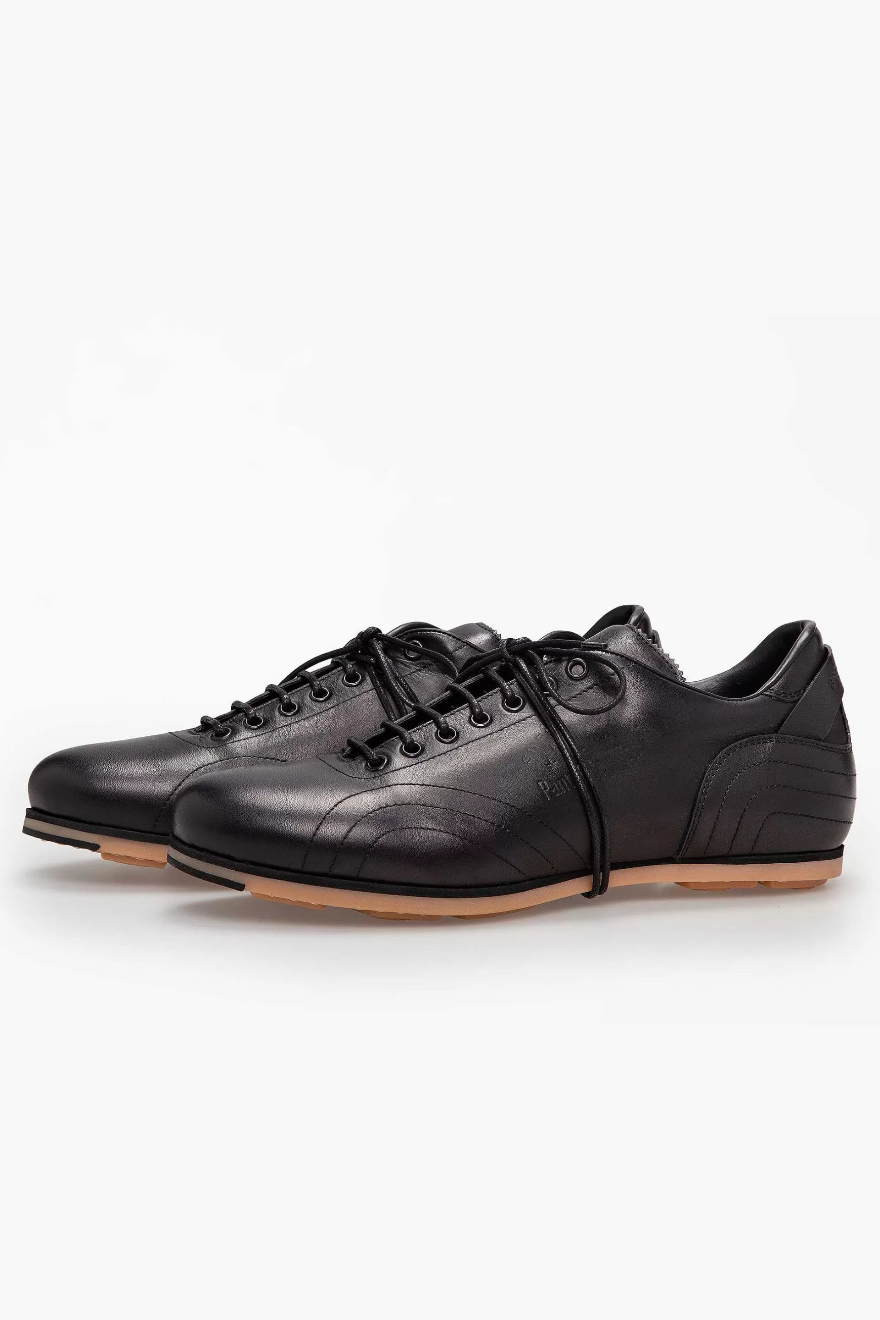 'Oro Scarpe Classiche In Pelle Superleggera Black Men's*Pantofola d New
