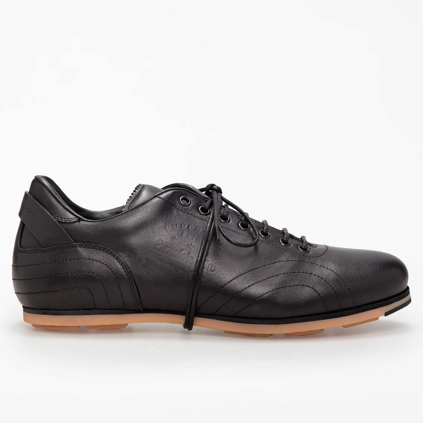'Oro Scarpe Classiche In Pelle Superleggera Black Men's*Pantofola d New
