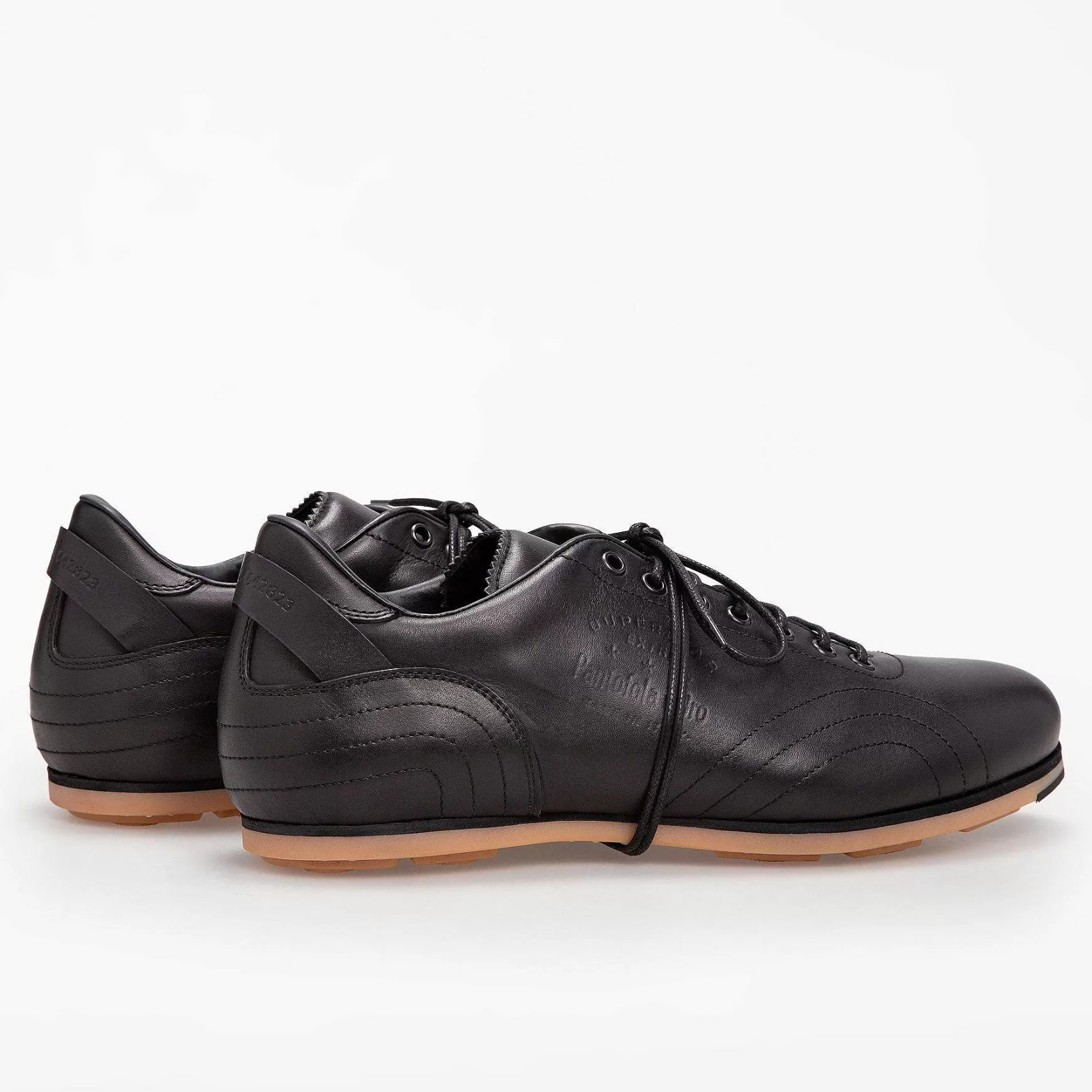 'Oro Scarpe Classiche In Pelle Superleggera Black Men's*Pantofola d New