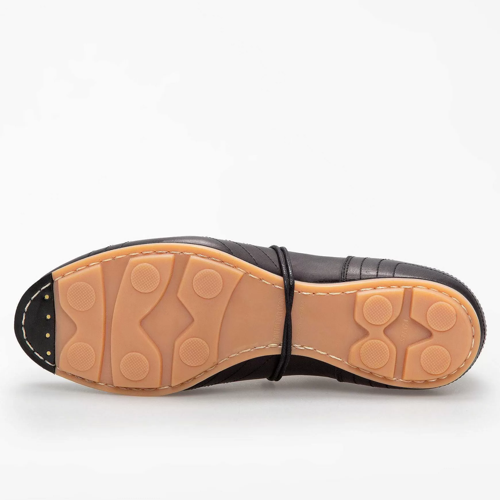 'Oro Scarpe Classiche In Pelle Superleggera Black Men's*Pantofola d New