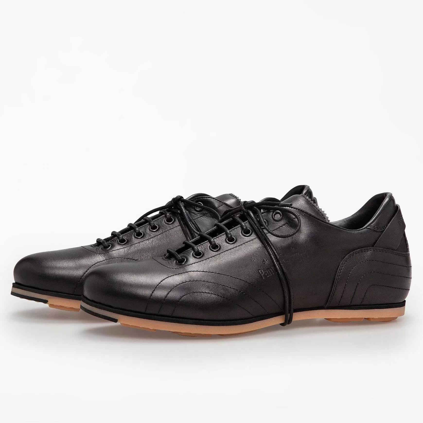 'Oro Scarpe Classiche In Pelle Superleggera Black Men's*Pantofola d New