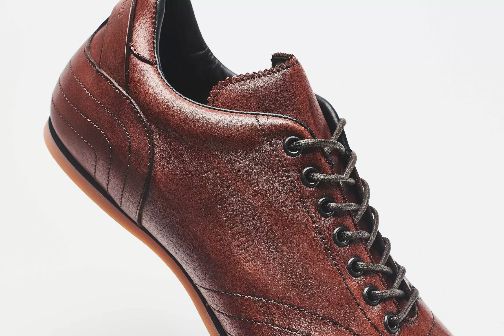 'Oro Scarpe Classiche In Pelle Superleggera Brown Men's*Pantofola d Outlet