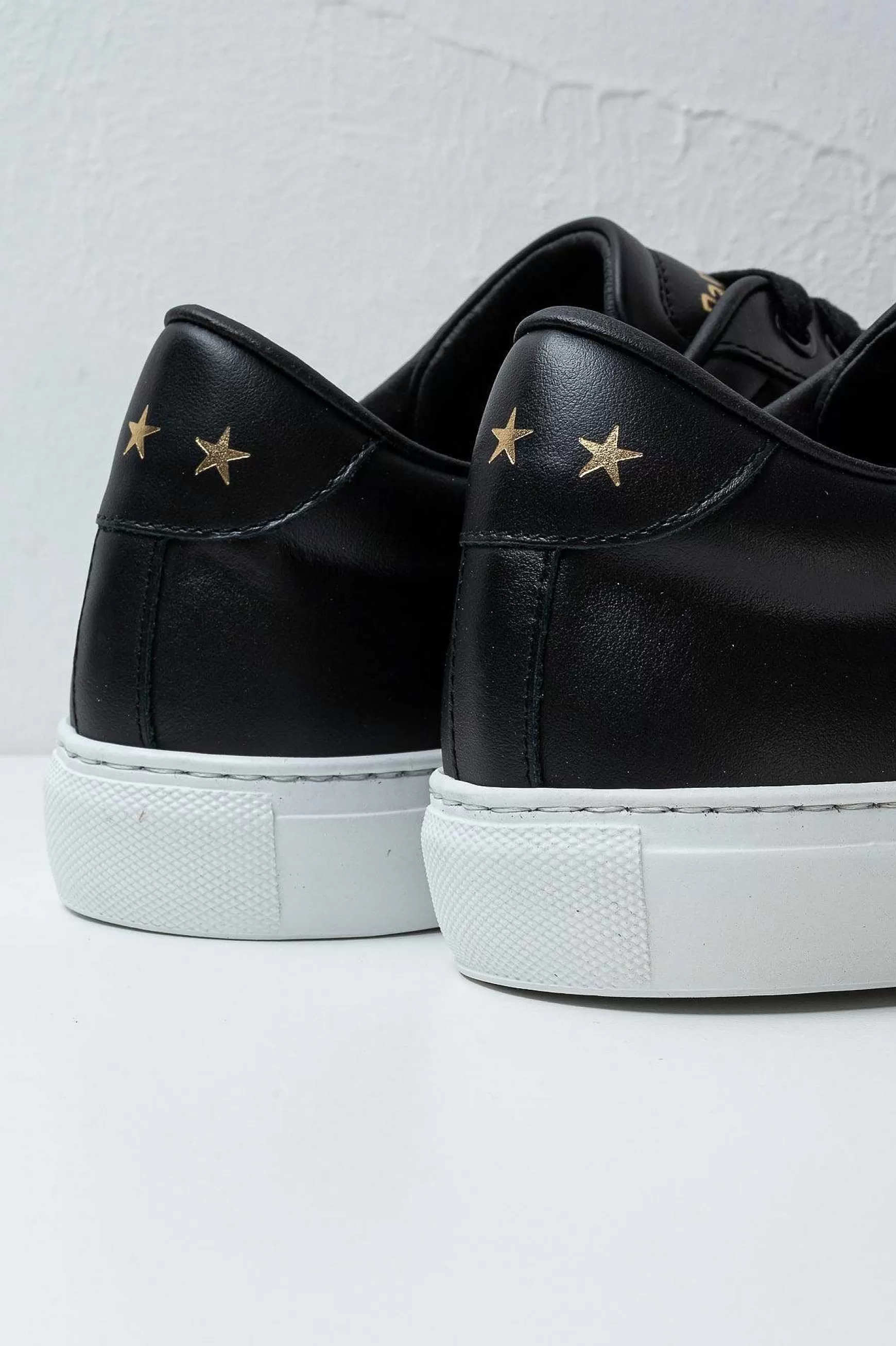 'Oro Sneakers In Pelle Top Spin Black Men's Promo*Pantofola d Best