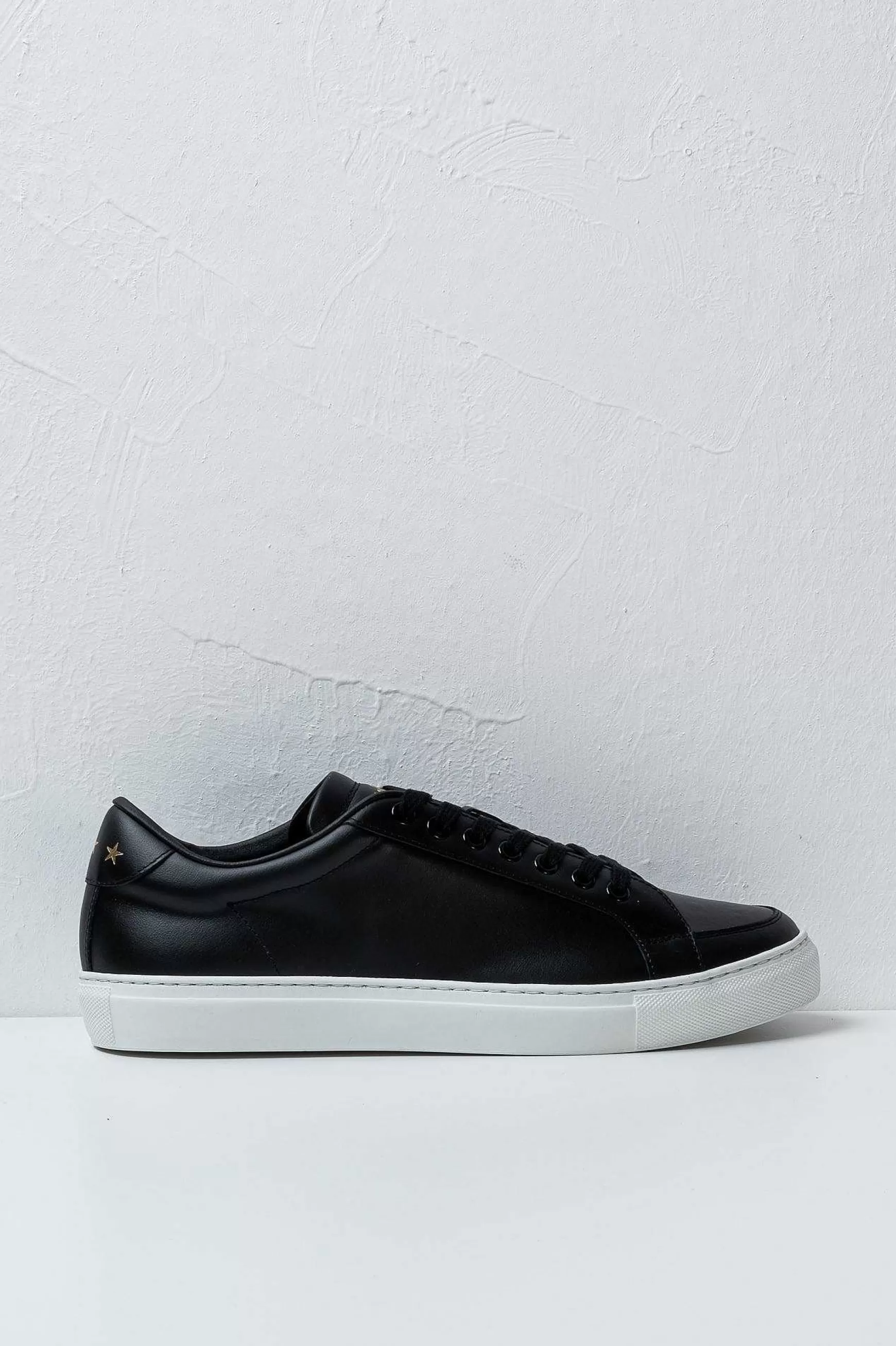'Oro Sneakers In Pelle Top Spin Black Men's Promo*Pantofola d Best