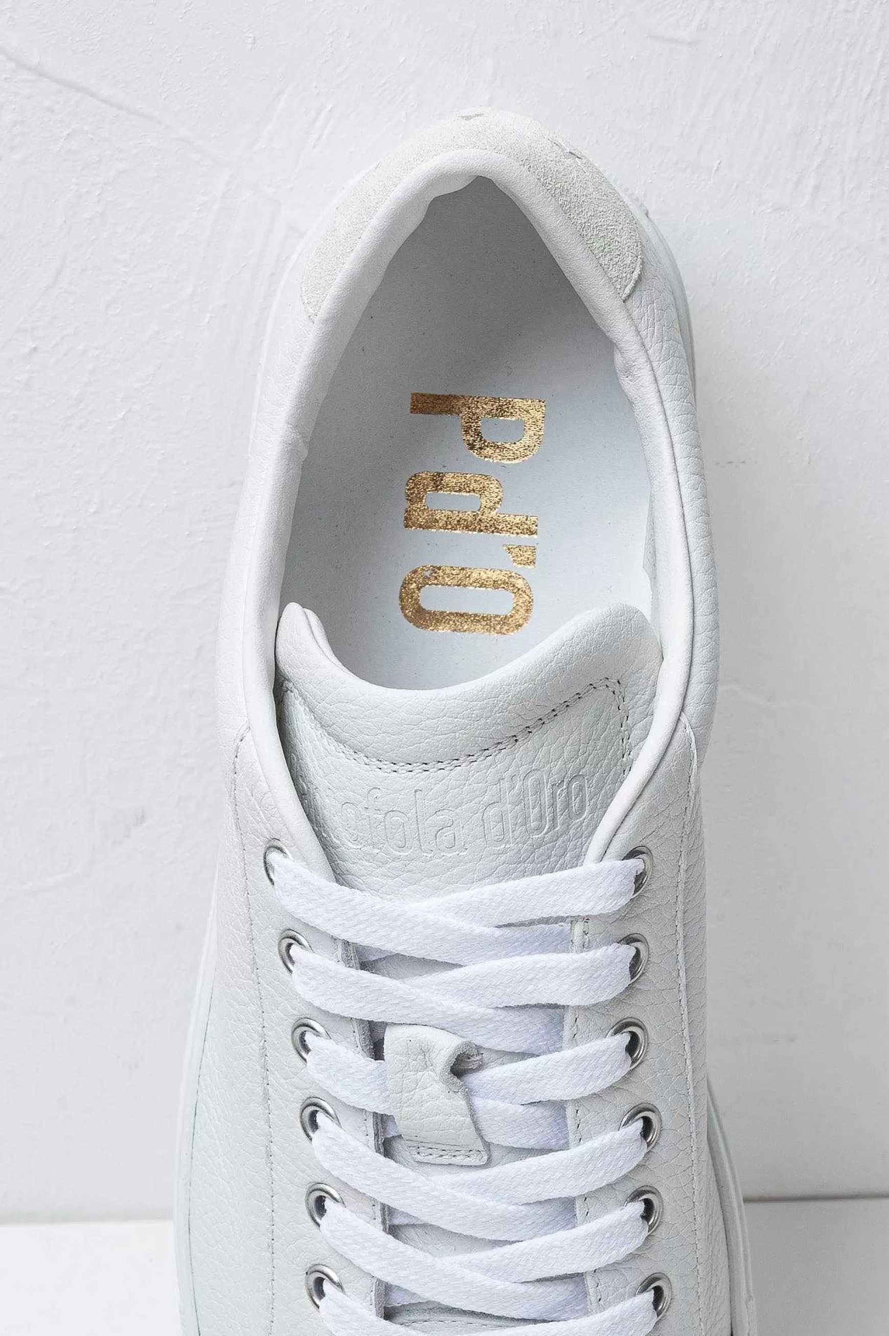 'Oro Sneakers In Pelle Top Spin Multicolor Men's Promo*Pantofola d Cheap