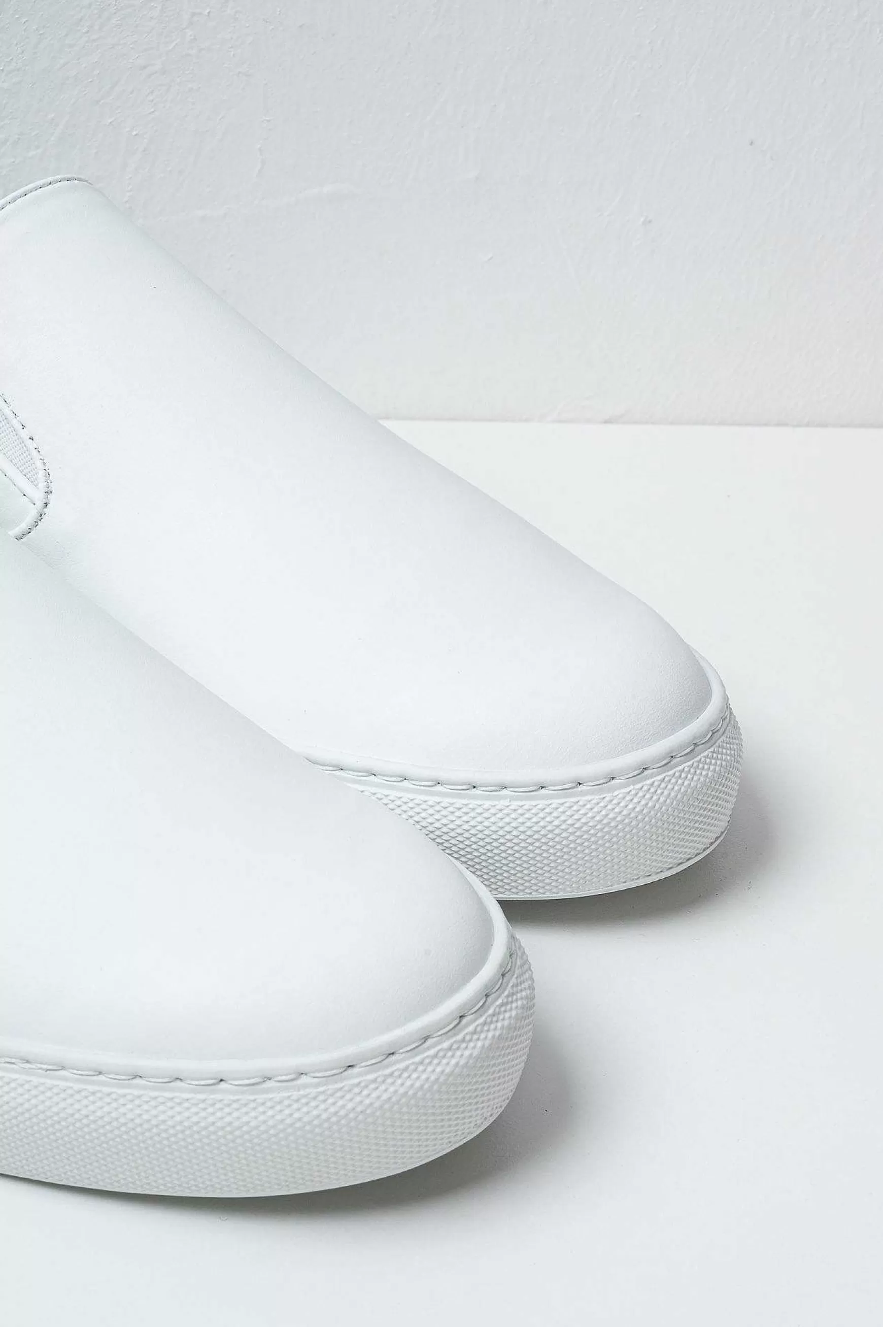 'Oro Sneakers Slip On In Pelle Foro Italico White Men's Promo*Pantofola d Best Sale