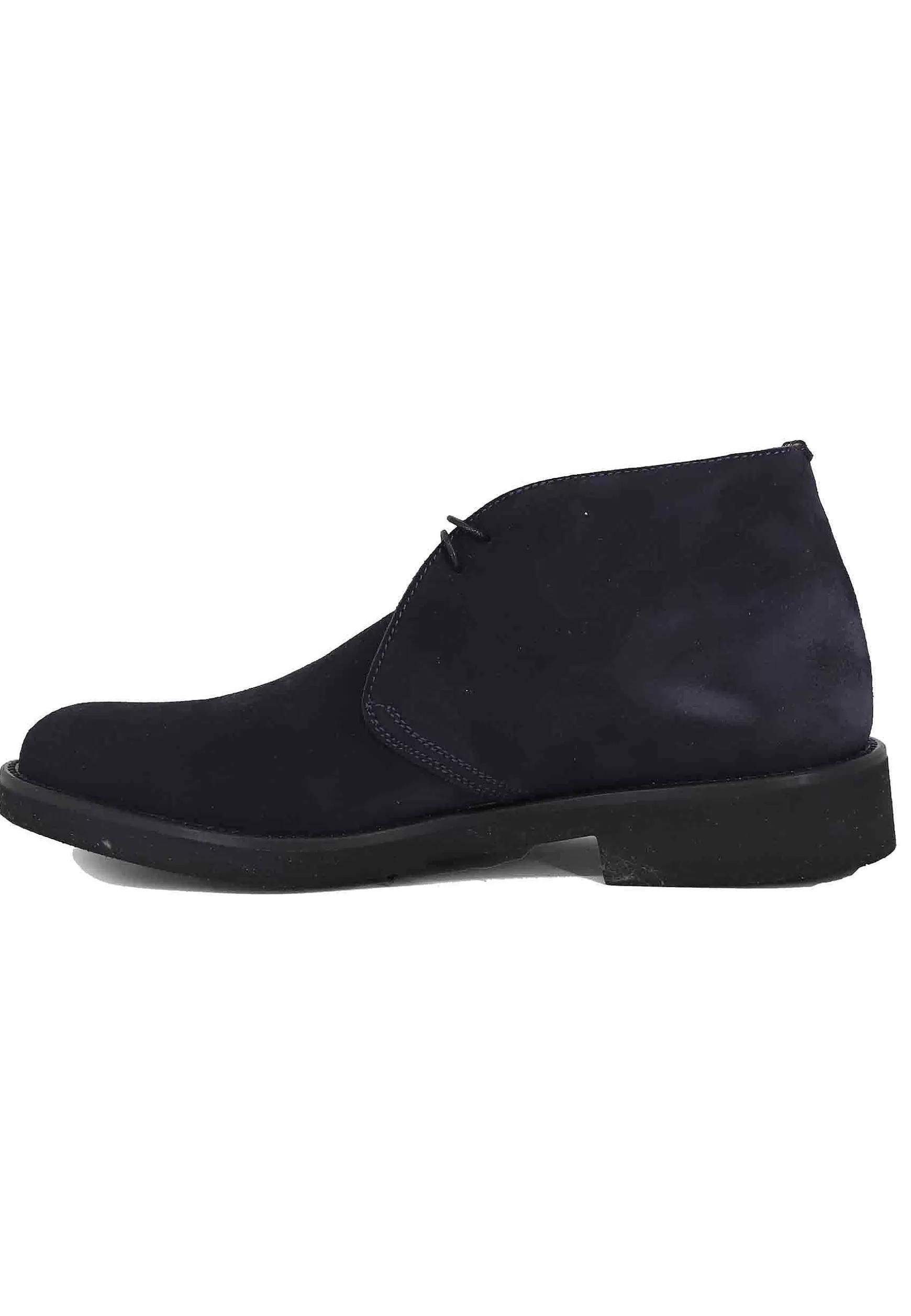 Polacchine Uomo In Camoscio Blu Con Suola In Gomma Ultra Leggera** Flash Sale