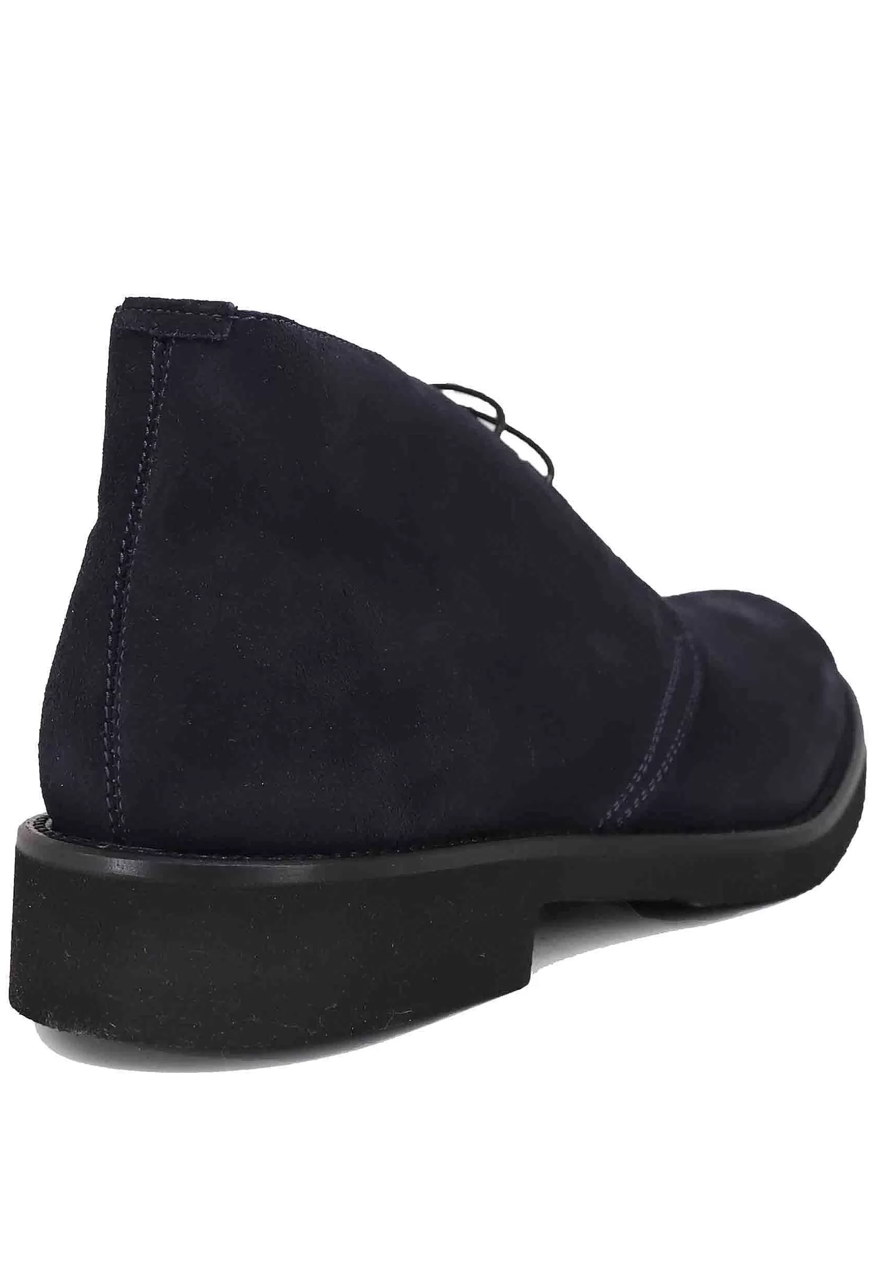 Polacchine Uomo In Camoscio Blu Con Suola In Gomma Ultra Leggera** Flash Sale