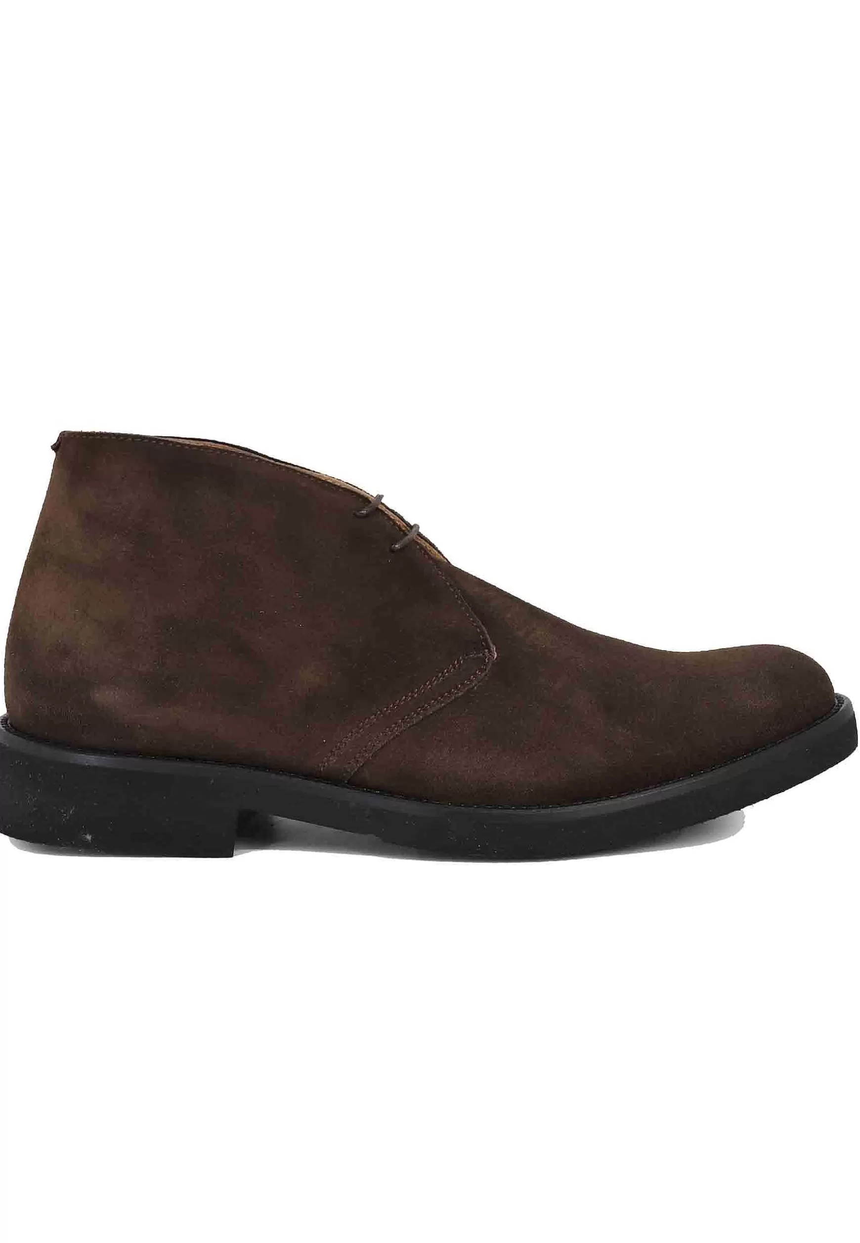 Polacchine Uomo In Camoscio Testa Di Moro Con Suola In Gomma Ultra Leggera** Clearance