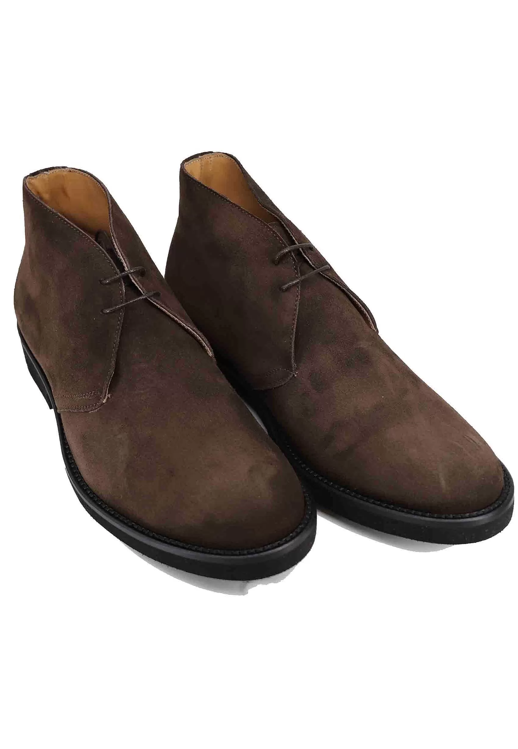 Polacchine Uomo In Camoscio Testa Di Moro Con Suola In Gomma Ultra Leggera** Clearance