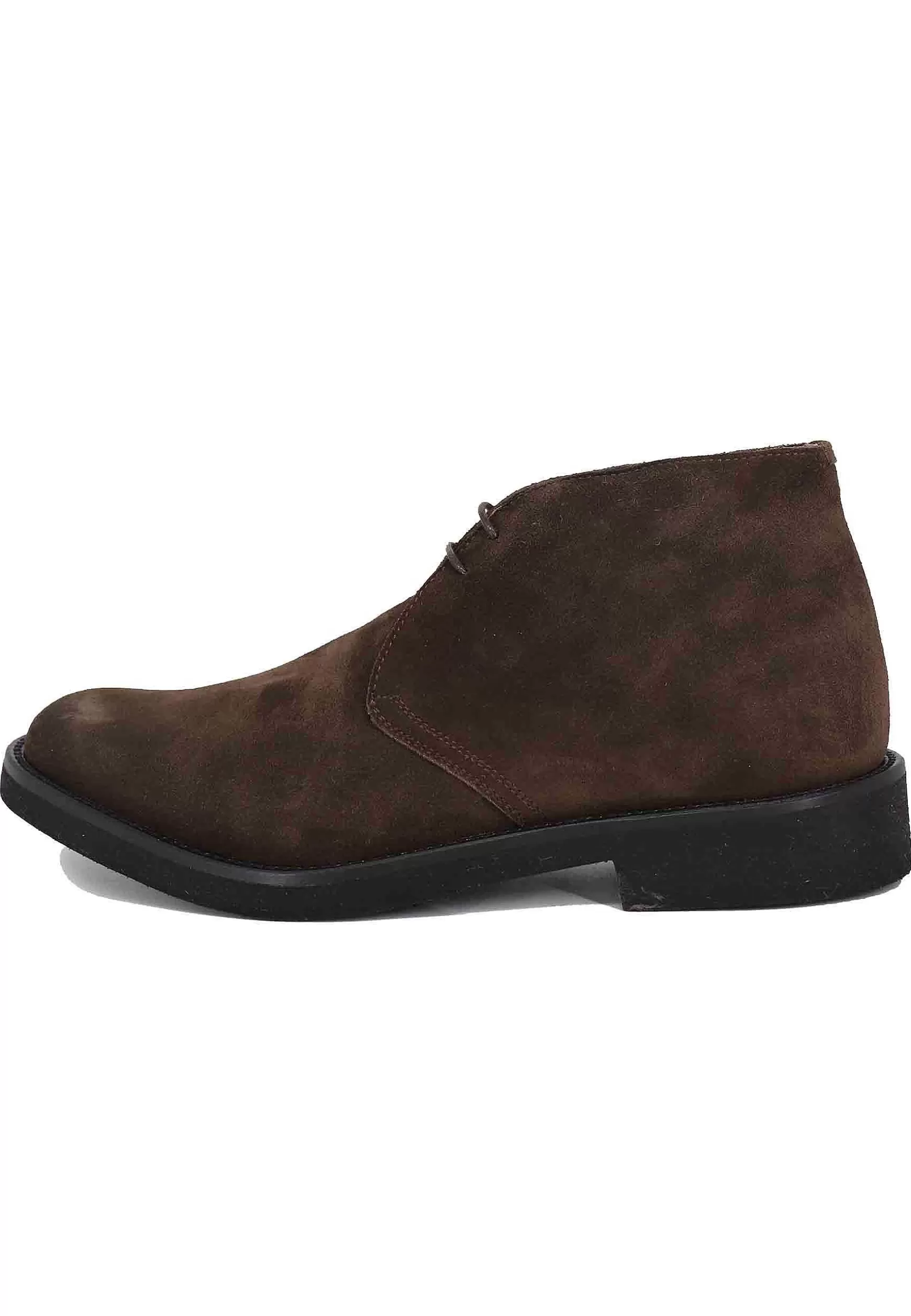 Polacchine Uomo In Camoscio Testa Di Moro Con Suola In Gomma Ultra Leggera** Clearance