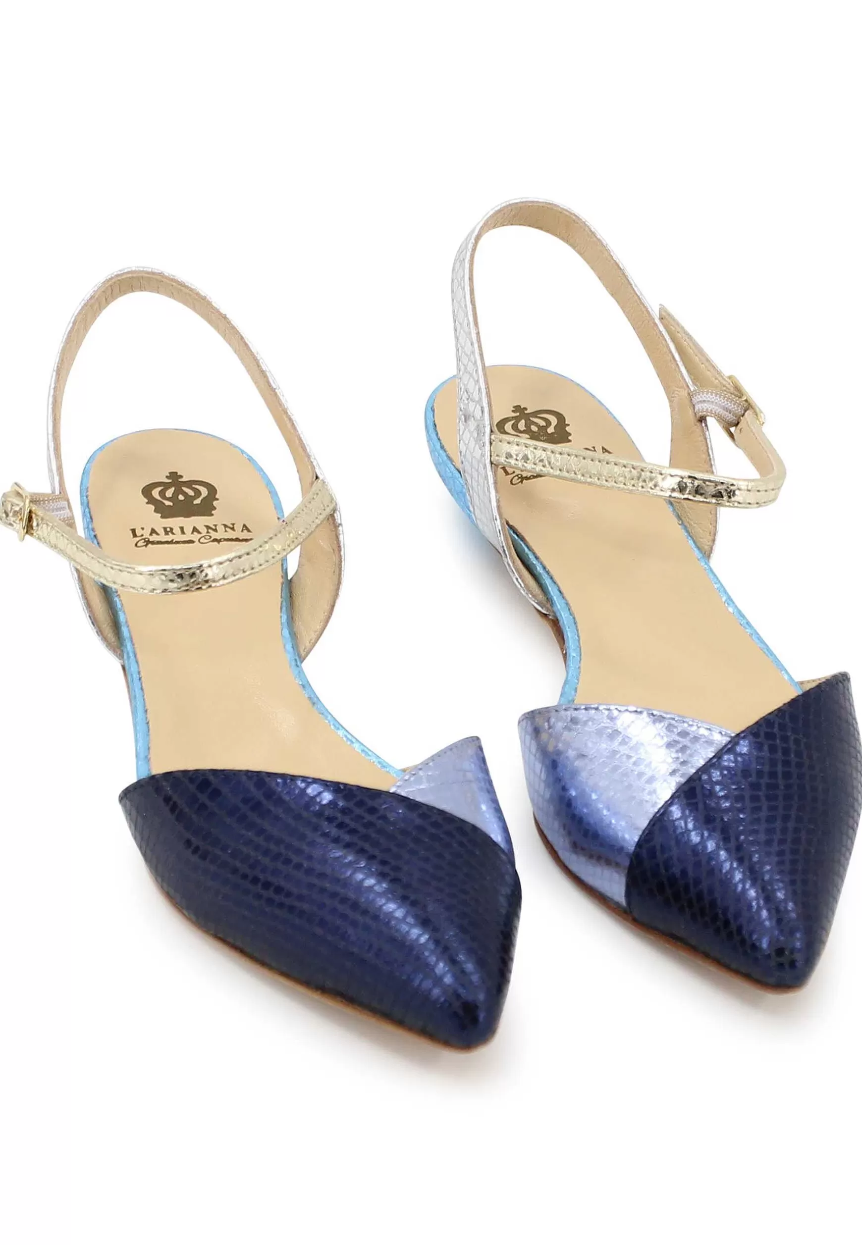 Sandai Bassi Donna In Pee aminata Bu Punta Chiusa Con Cinturino Aa Cavigia*L Cheap