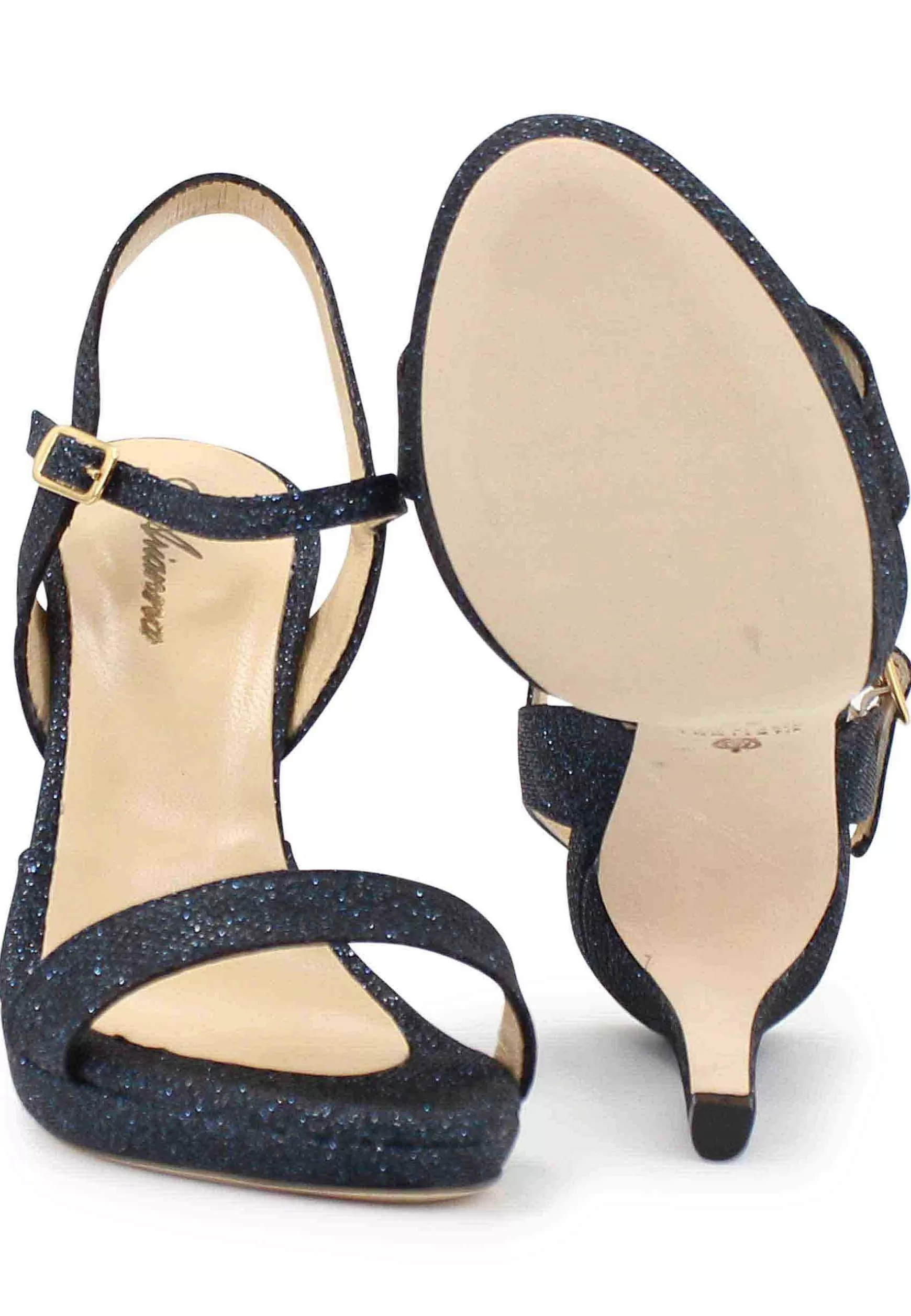 Sandai Donna In Gitter Bu Con Tacco Ato E Cinturino Aa Cavigia*L Discount