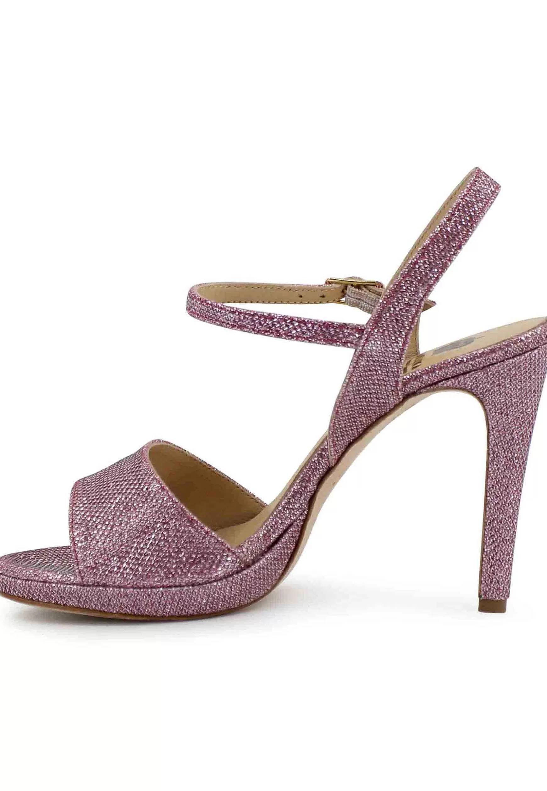 Sandai Donna In Gitter Rosa Con Tacco Ato A Spio*L Best
