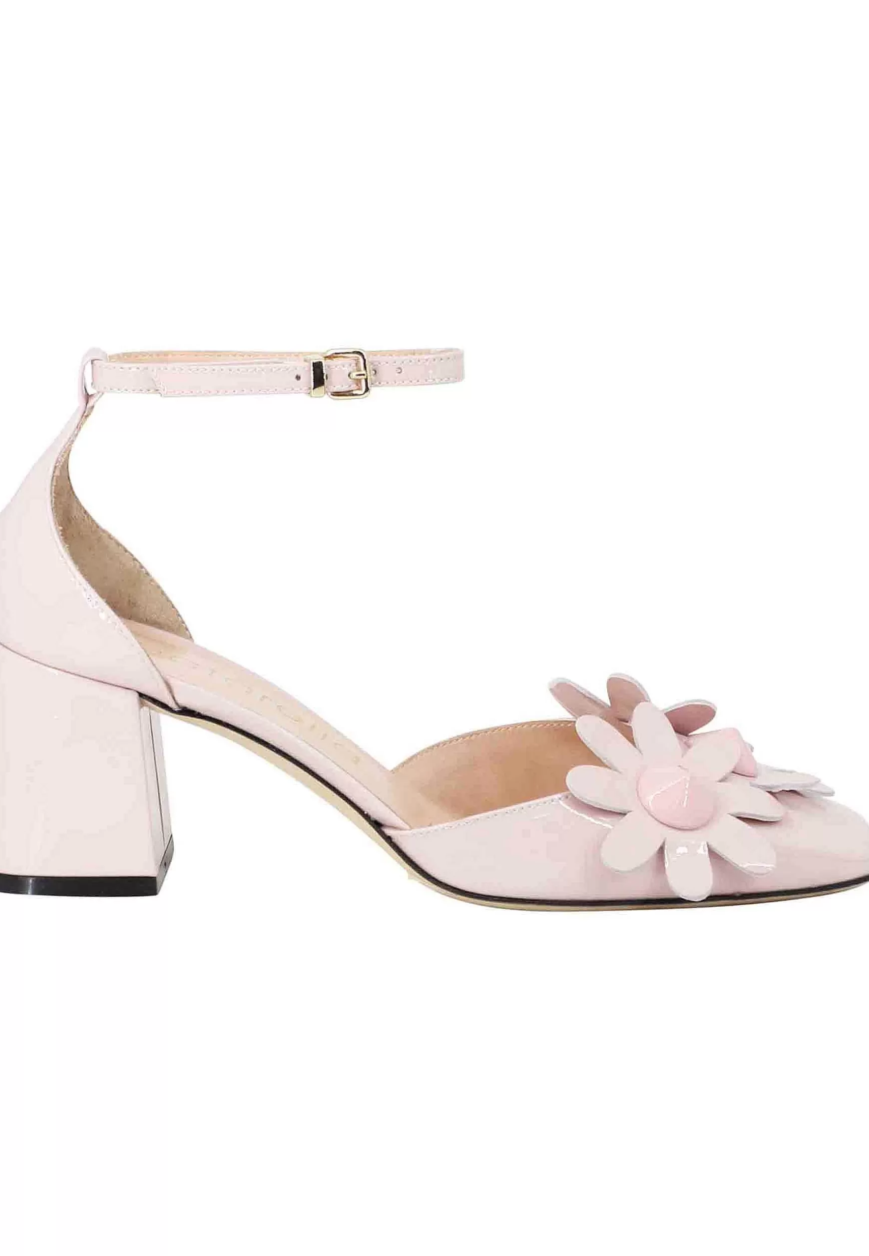 Sandali Donna In Naplack Rosa Con Accessori In Tinta** Cheap