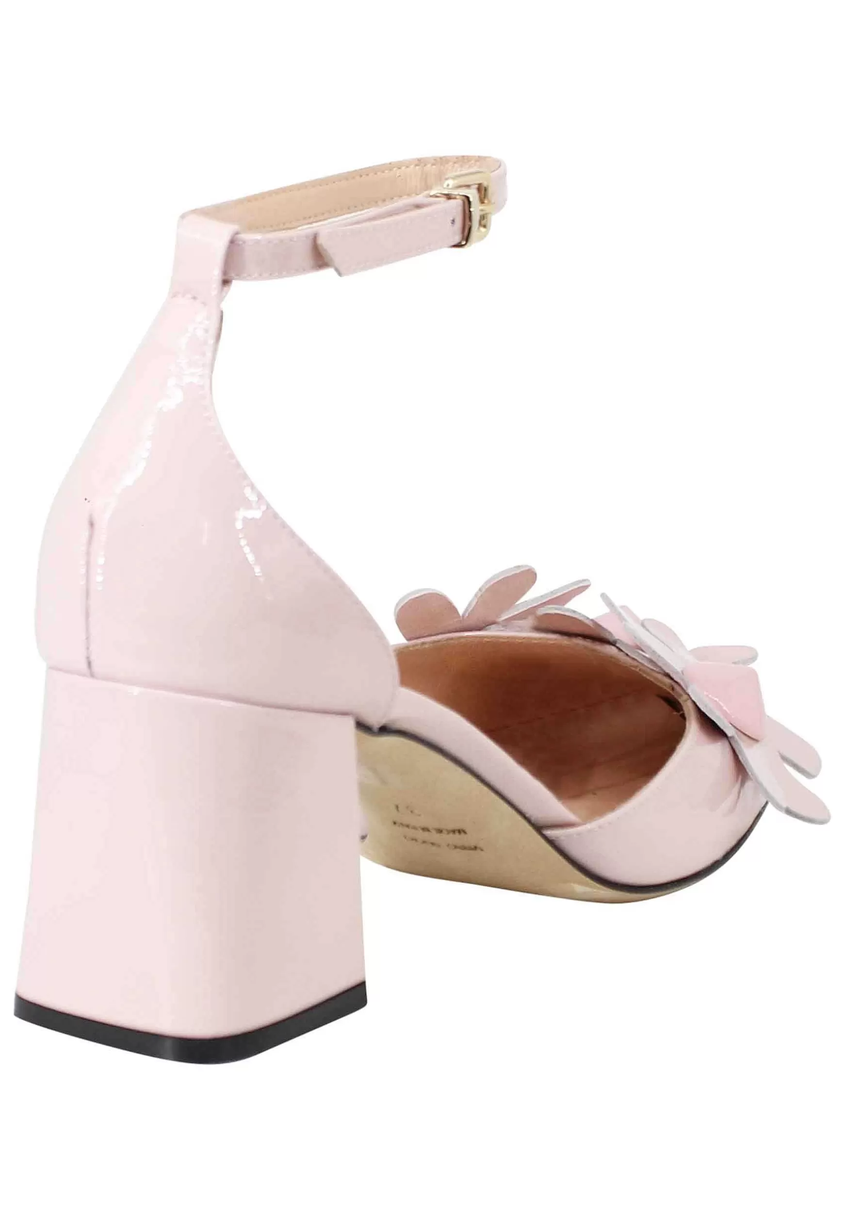 Sandali Donna In Naplack Rosa Con Accessori In Tinta** Cheap