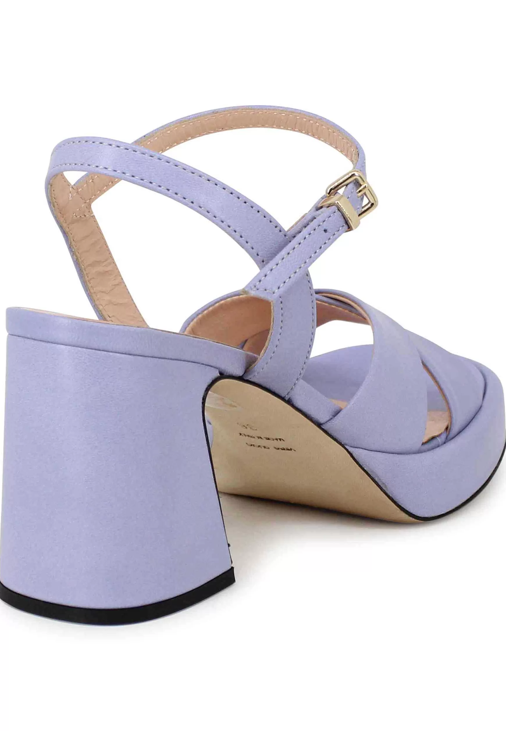 Sandali Donna In Pelle Glicine Con Tacco Alto E Cinturino Alla Caviglia** Online