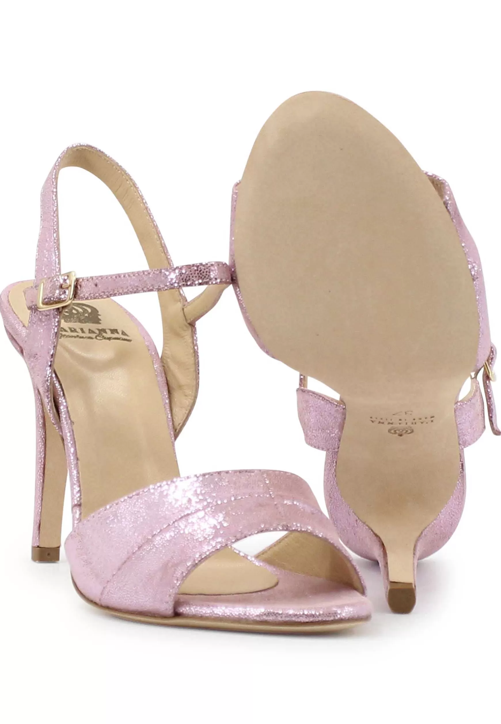 Sandai Donna In Pee aminata Rosa Con Tacco Ato E Cinturino Aa Cavigia*L Outlet