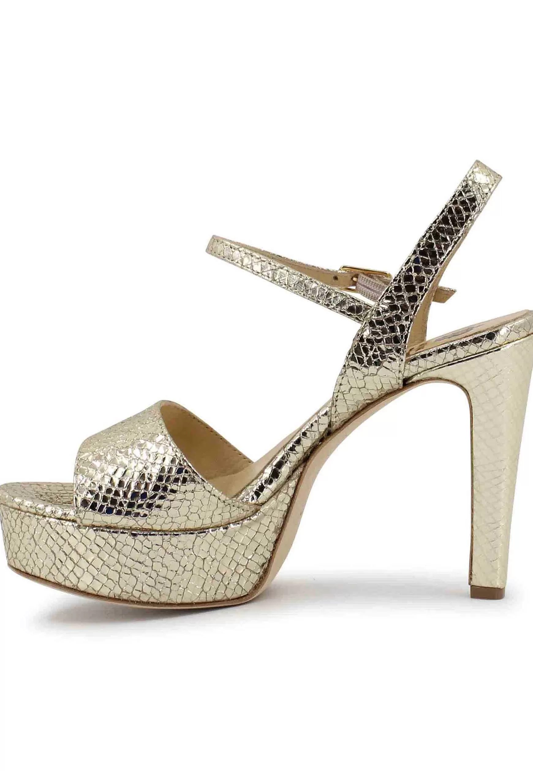 Sandai Donna In Pee aminata Stampata Patino Con Tacco Ato E Pateau*L Cheap