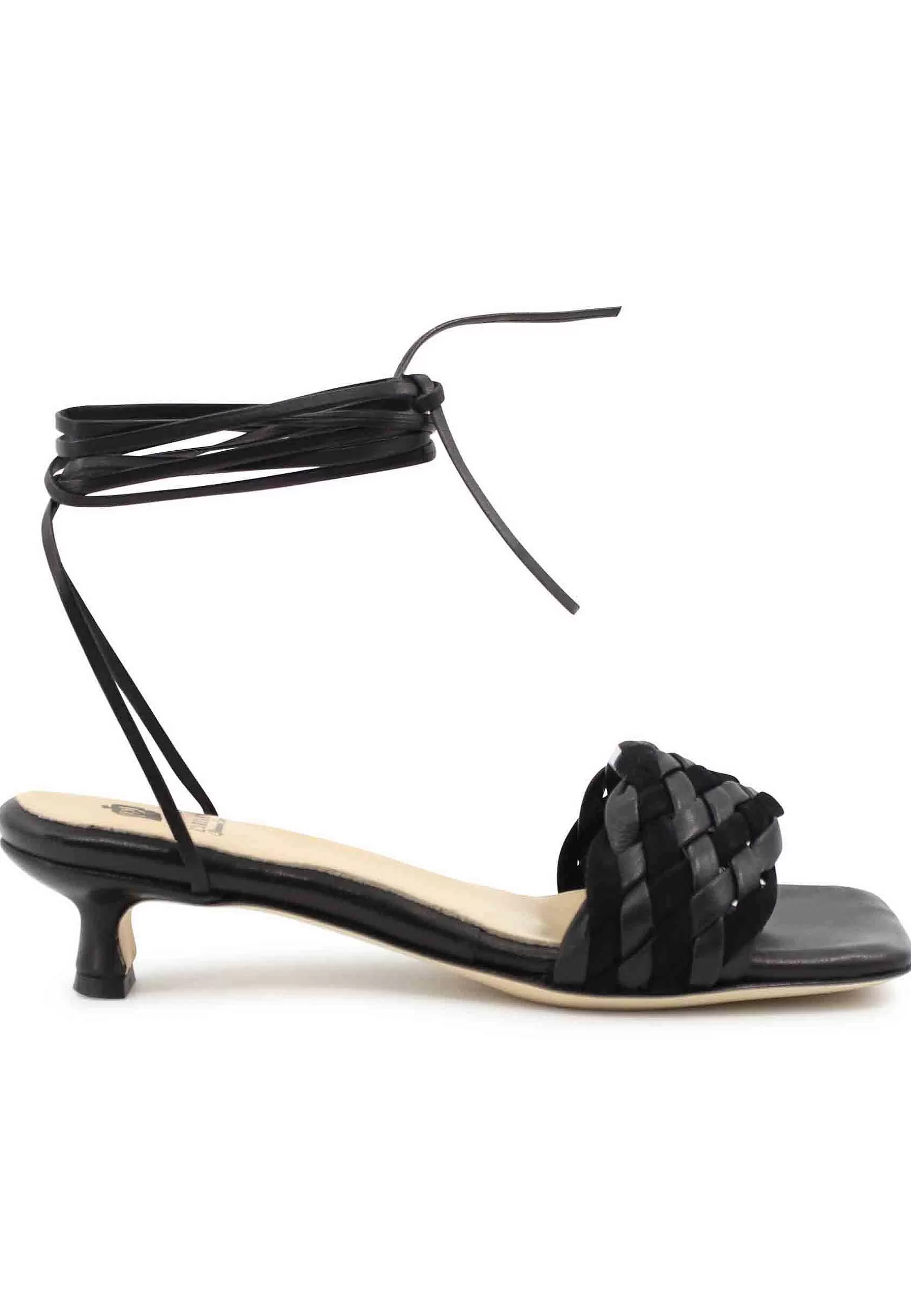 Sandai Donna In Pee Nera Con Fascetta Intrecciata E accetti Aa Cavigia*L Store