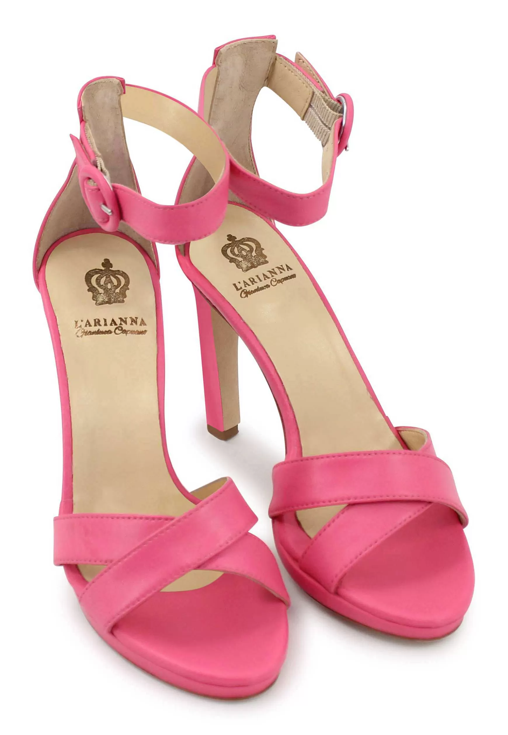 Sandai Donna In Pee Rosa Con Tacco Ato E Cinturino Aa Cavigia*L Best