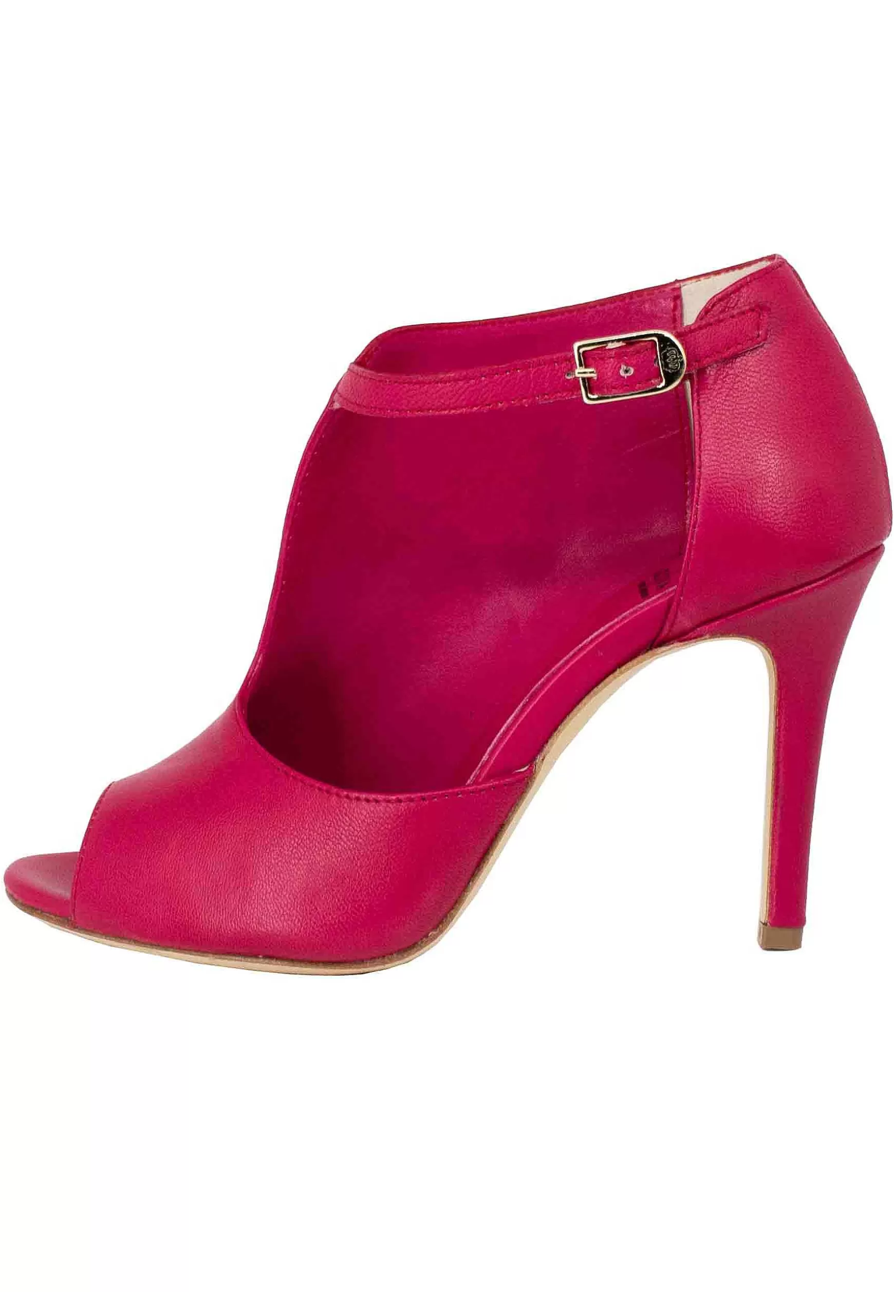 Sandai Donna In Pee Rossa Con Cinturino E Tacco Ato*L Cheap