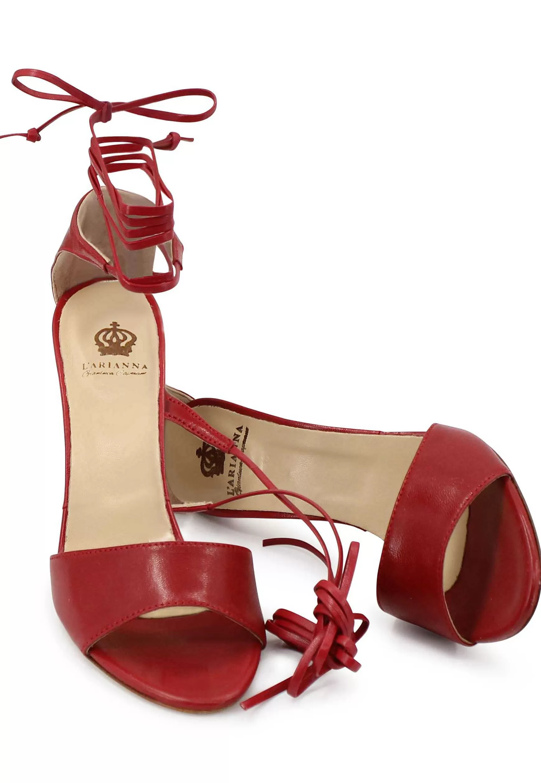Sandai Donna In Pee Rosso Tacco Ato Con Tacco Ato E accetti Aa Cavigia*L Fashion