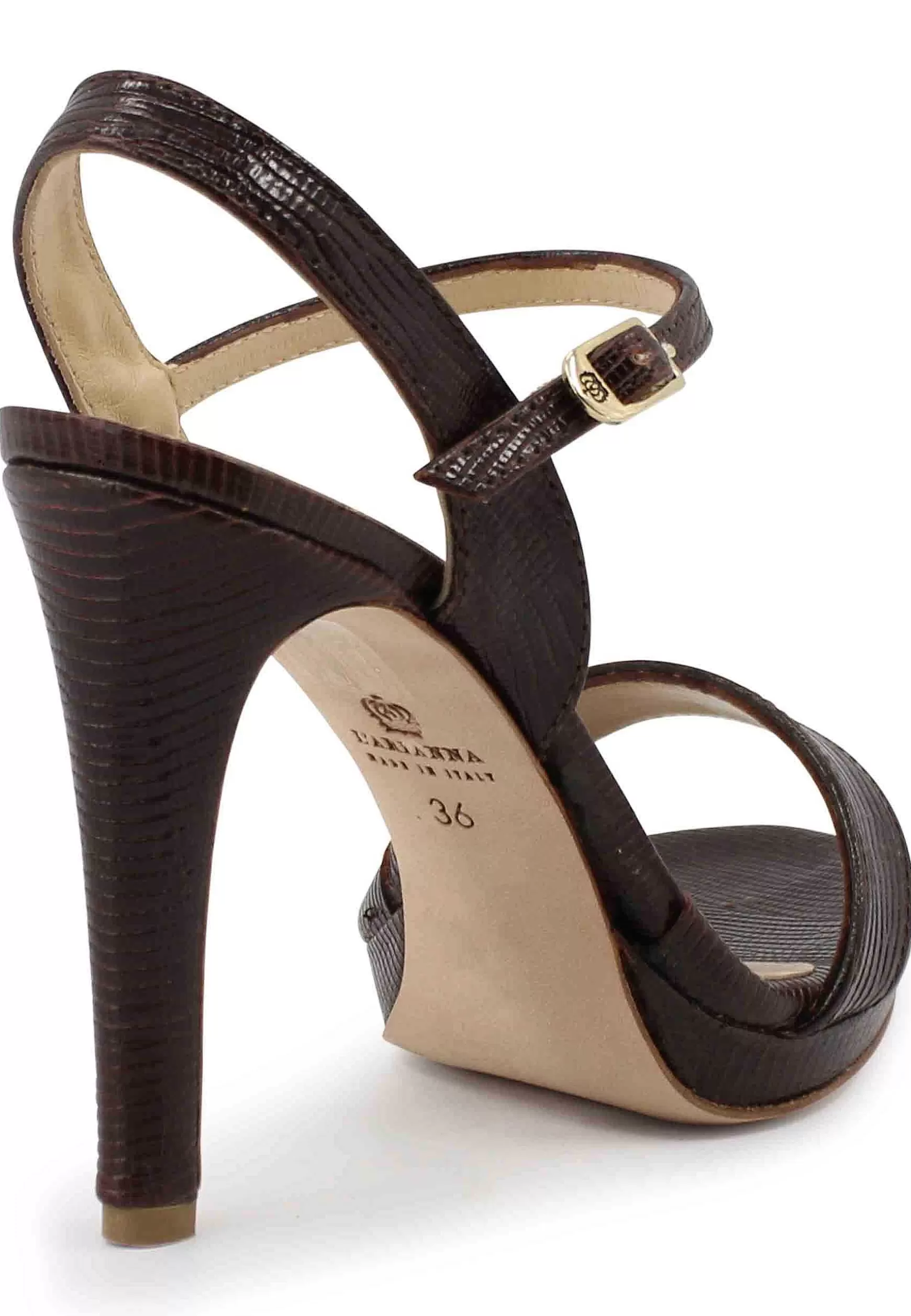 Sandai Donna In Pee Testa Di Moro Con Tacco Ato E Cinturino Aa Cavigia*L Clearance
