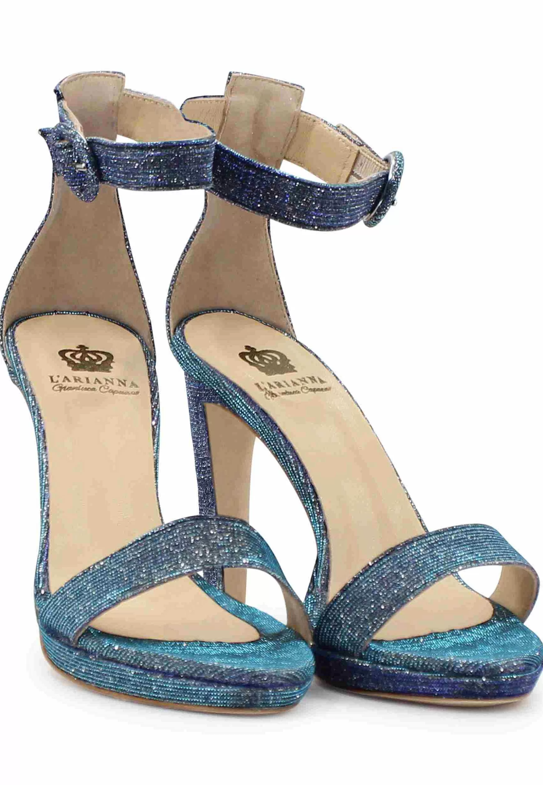 Sandai Donna In Tessuto ame Jeans Tacco Ato E Cinturino Aa Cavigia*L Outlet
