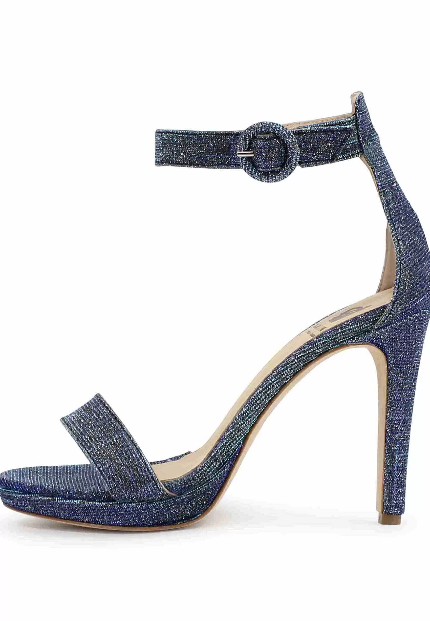 Sandai Donna In Tessuto ame Jeans Tacco Ato E Cinturino Aa Cavigia*L Outlet