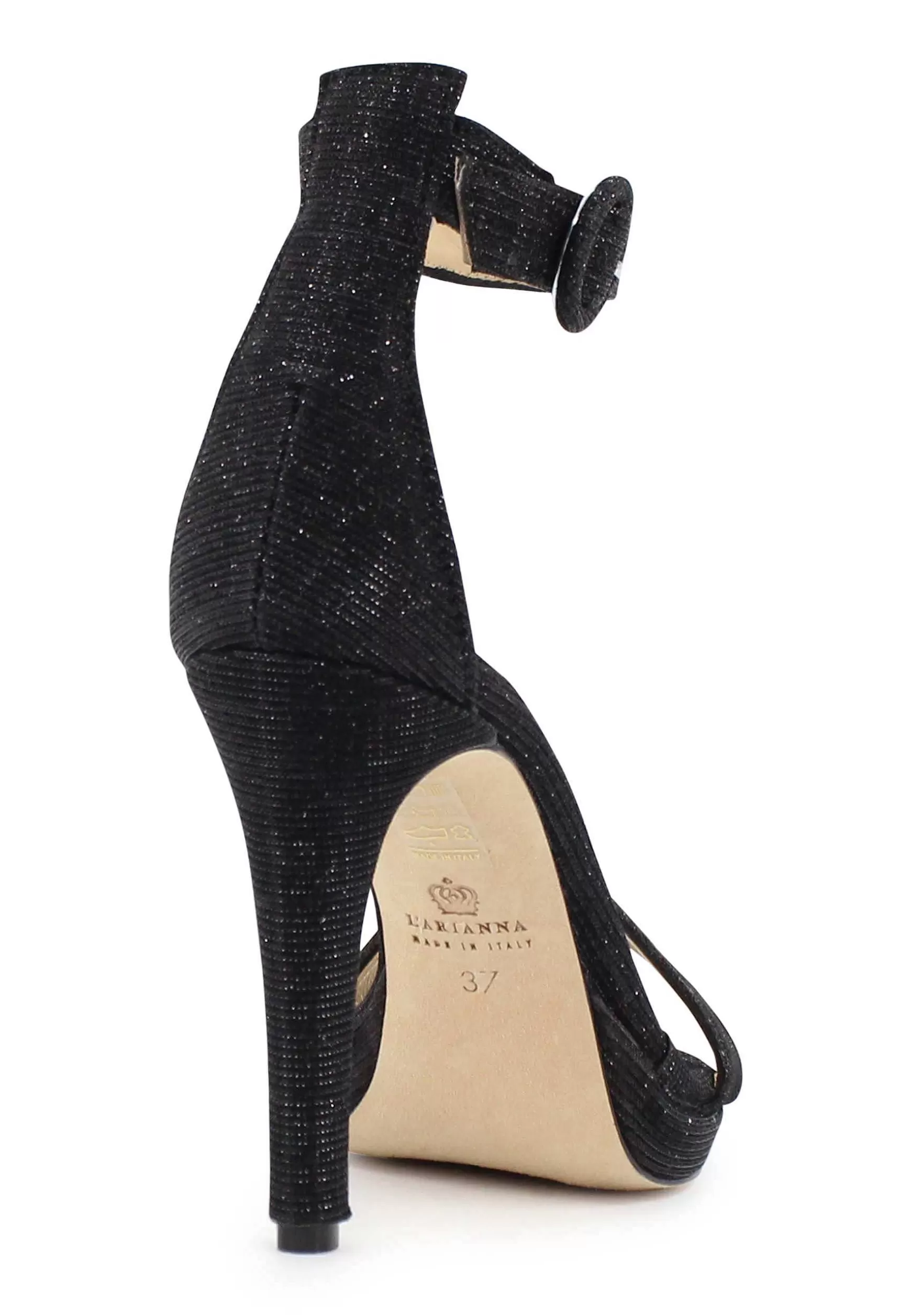 Sandai Donna In Tessuto ame Nero Tacco Ato E Cinturino Aa Cavigia*L Online
