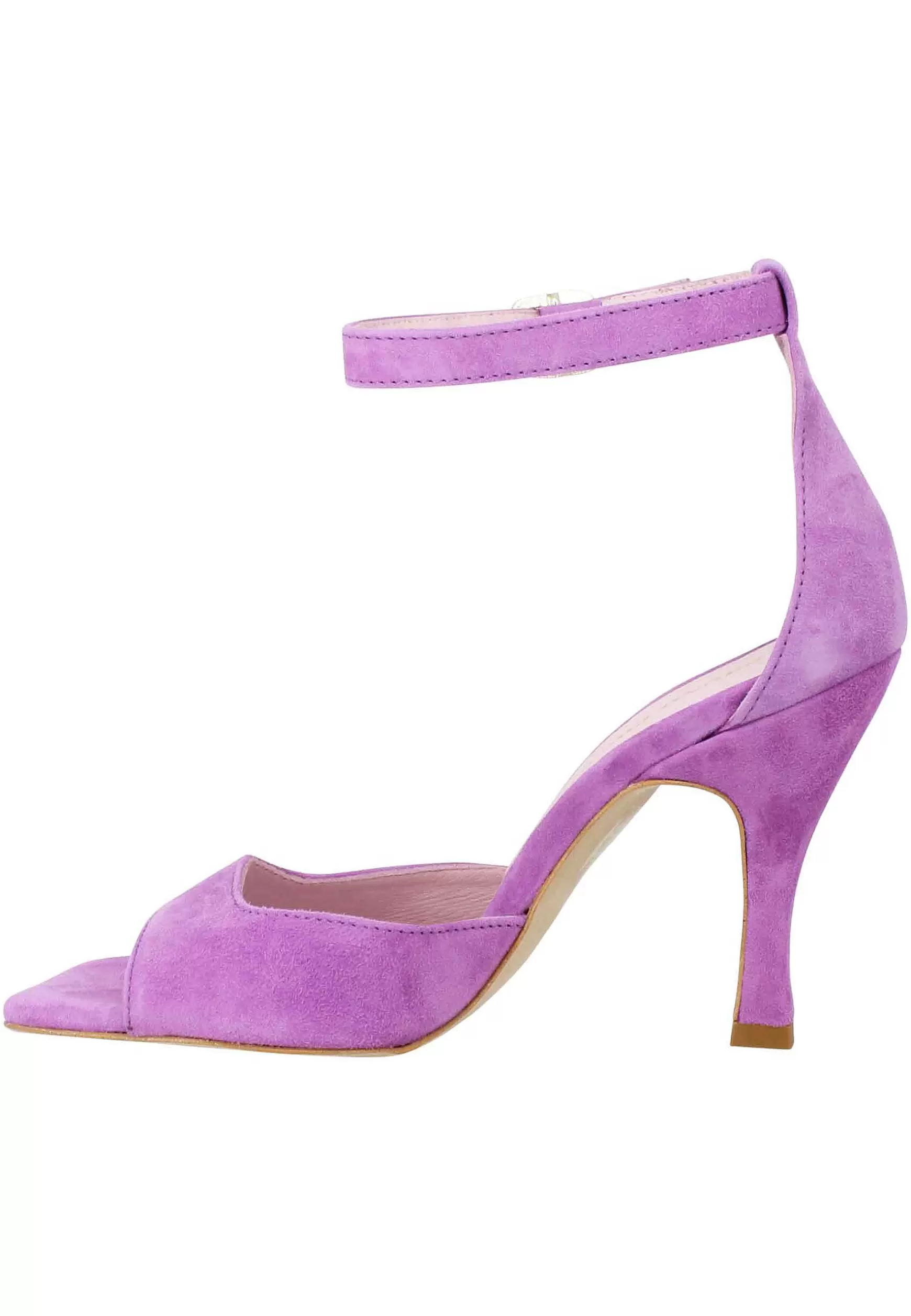 Sandali Donna Soly Lea In Camoscio Glicine Con Cinturino Alla Caviglia*Bruno Premi Flash Sale