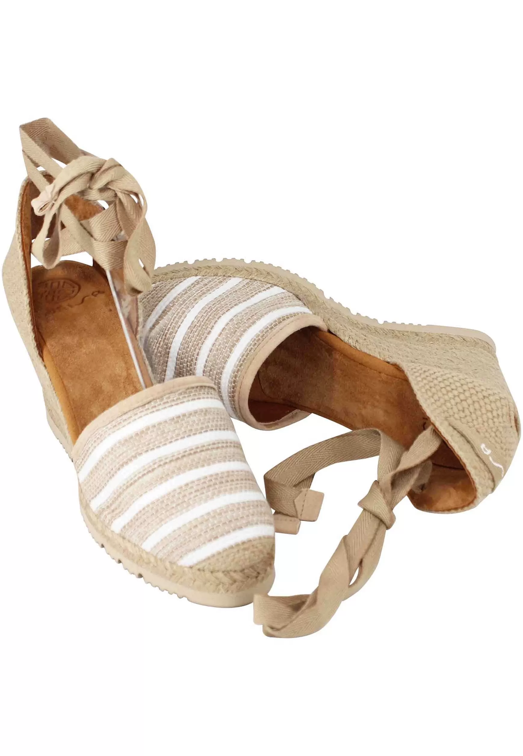 Sandali Espadrillas Donna In Tessuto Naturale Con Zeppa Alta In Corda*Unisa Flash Sale