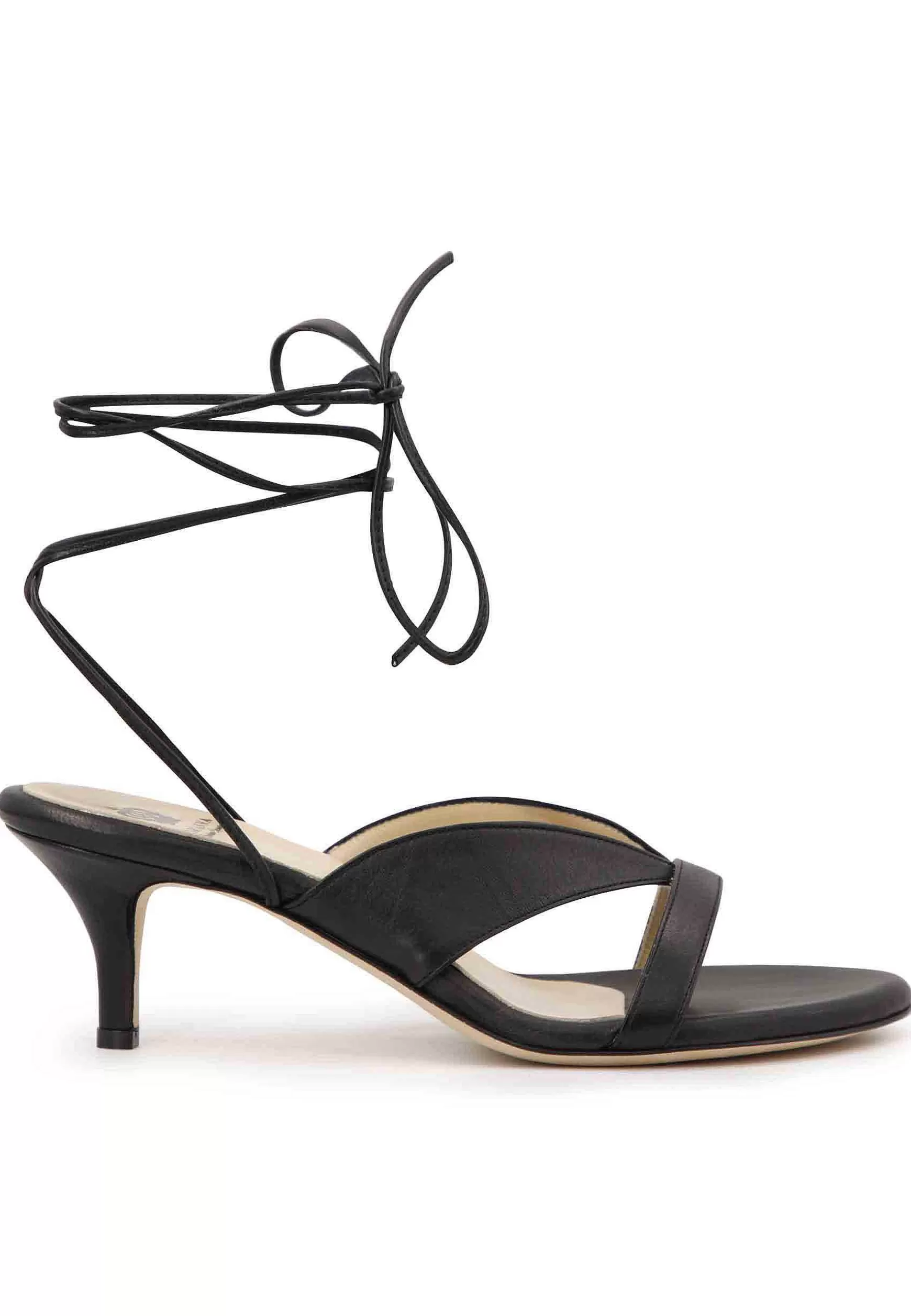 Sandai Infradito Donna In Pee Nera Con accetti Aa Cavigia E Suoa In Cuoio*L Fashion