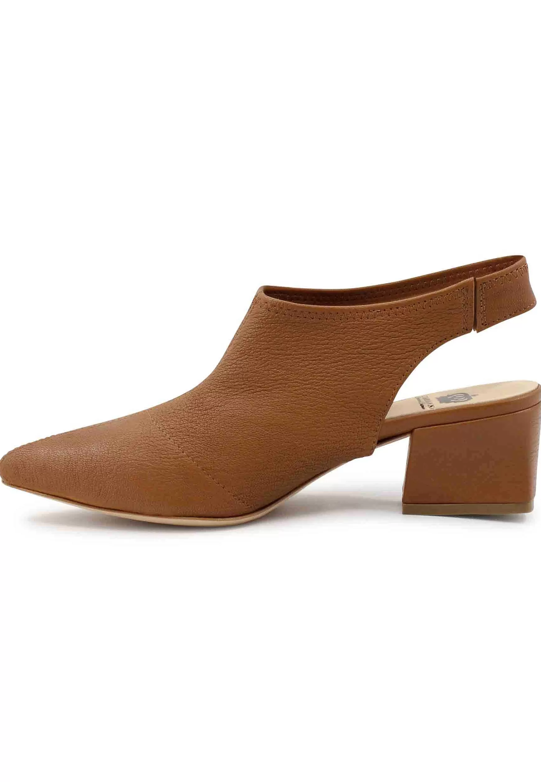 Sandai Singback Donna In Pee Cuoio Easticizzata Con Punta Chiusa*L Flash Sale