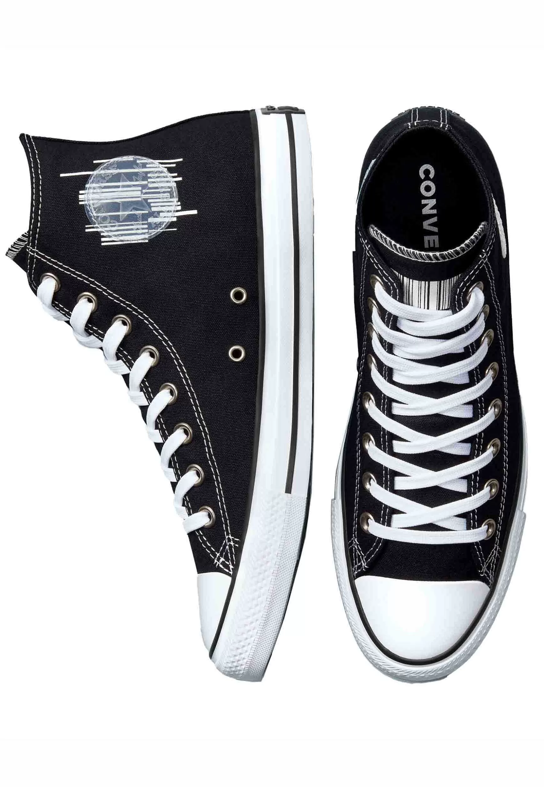 Sneakers Da Donna Chuck Taylor Translucent Barcode In Tela Nera*Converse Flash Sale