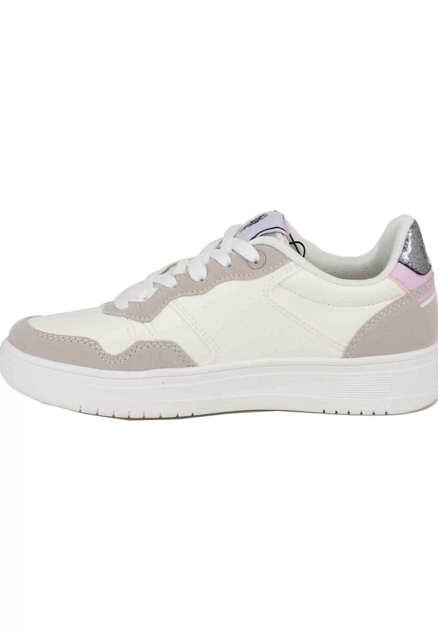 Sneakers Donna In Eco Pelle Vintage Bianco*U.S. Polo Assn Cheap