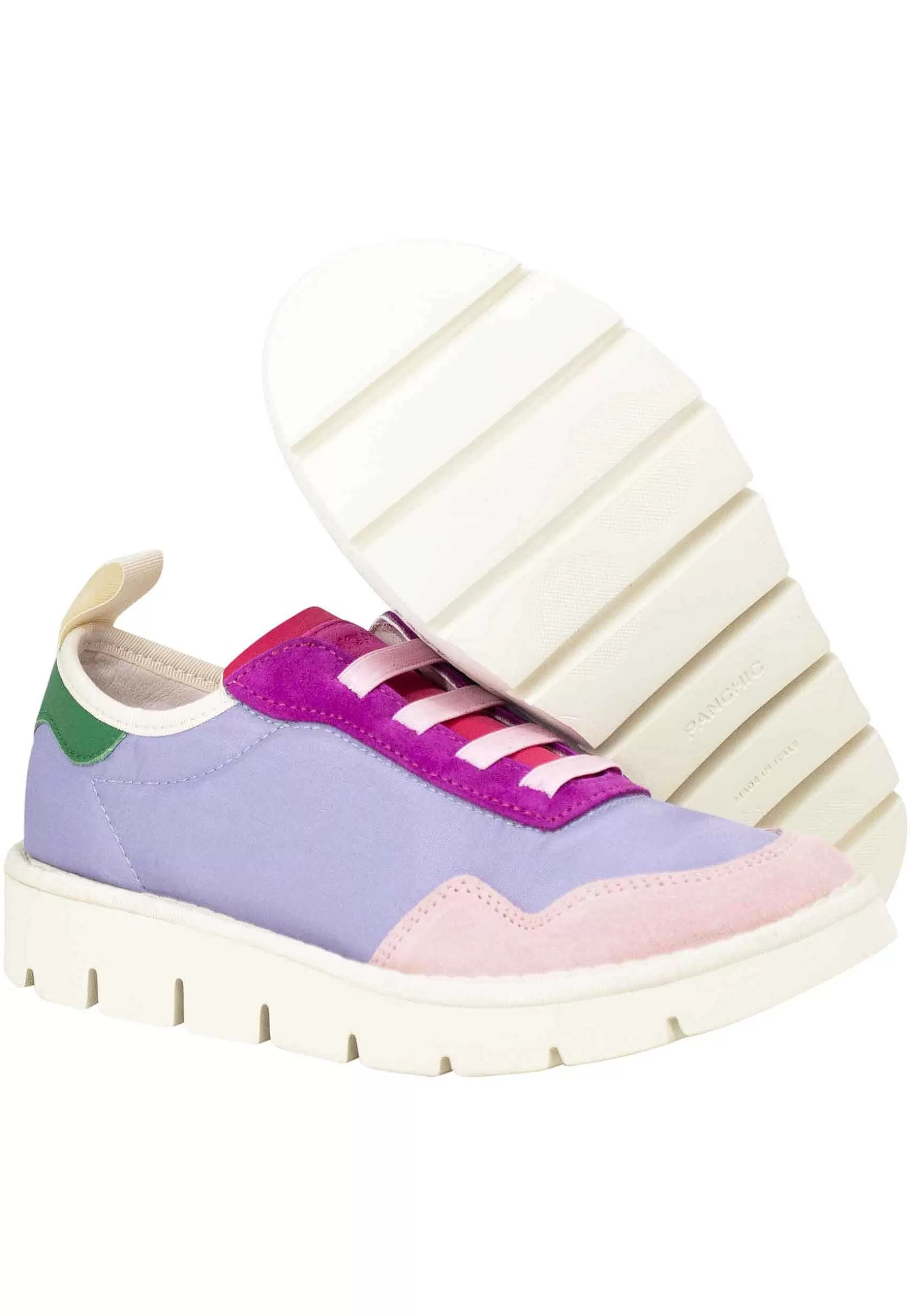 Sneakers Donna In Tessuto Lilla Multicolor 00203012*Panchic Best Sale