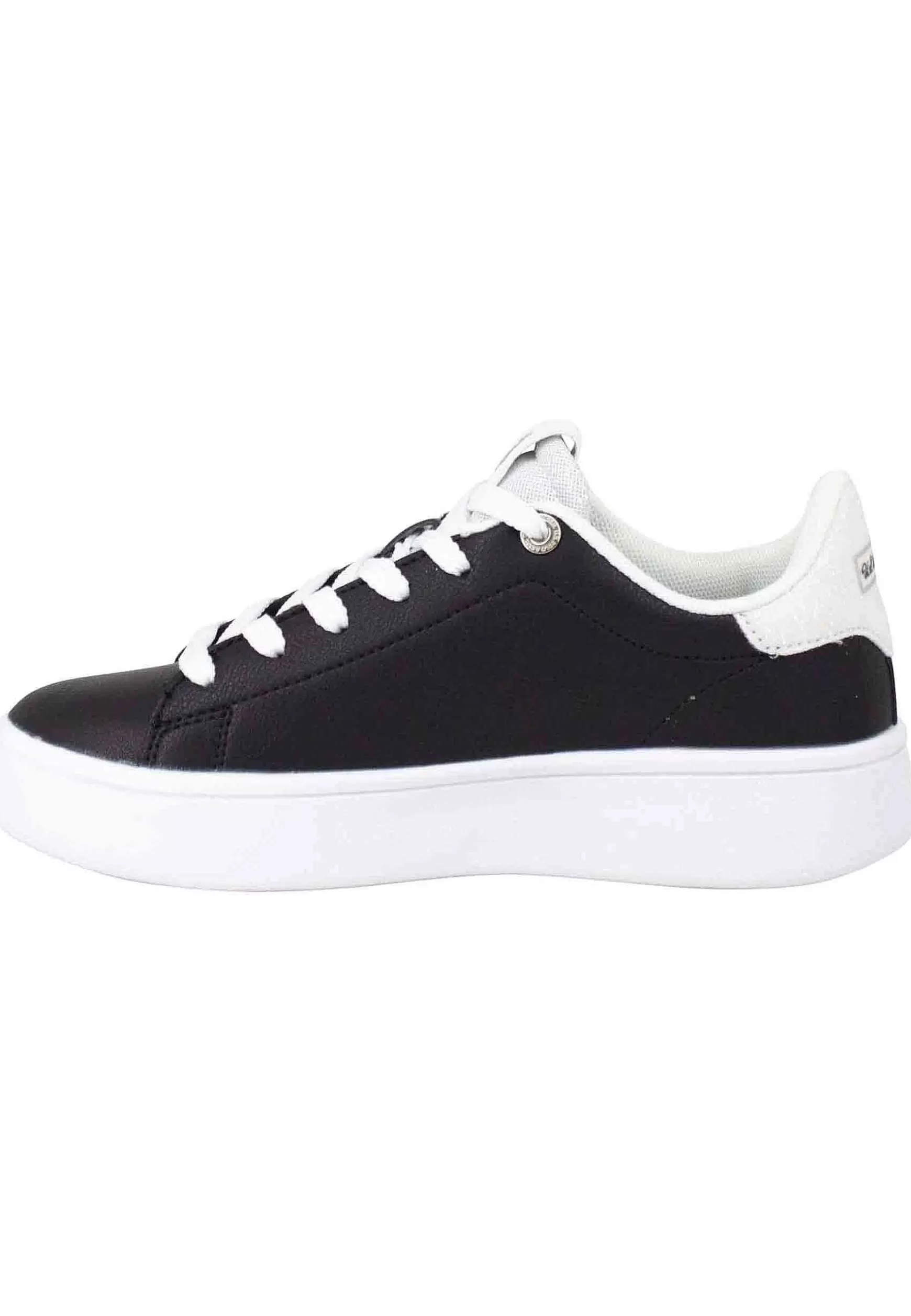Sneakers Donna In Tessuto Nero Con Riporto In Tessuto Bianco*U.S. Polo Assn Store