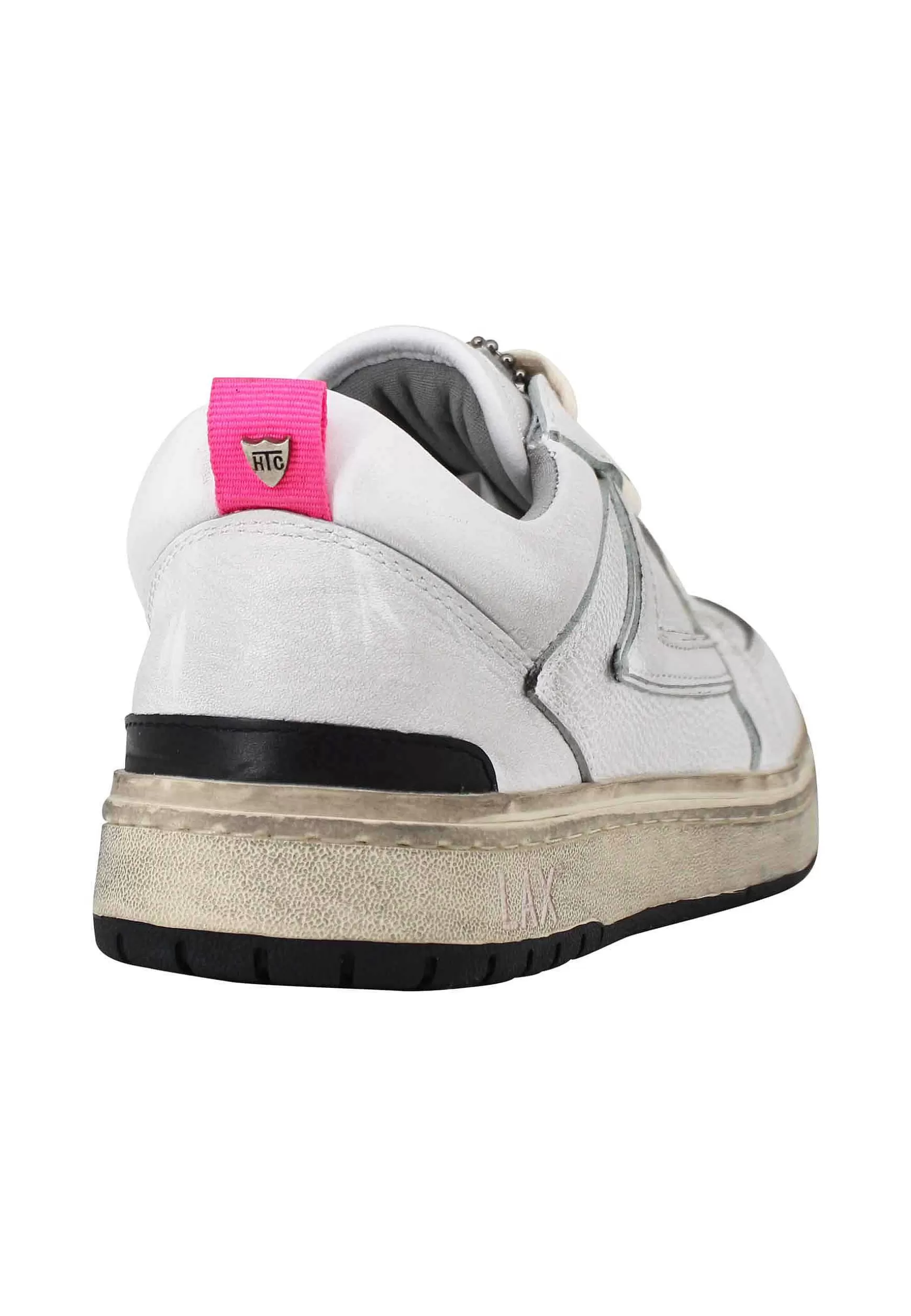 Sneakers Donna Starlight Shield In Pelle Bianca Vintage*HTC Los Angeles Online
