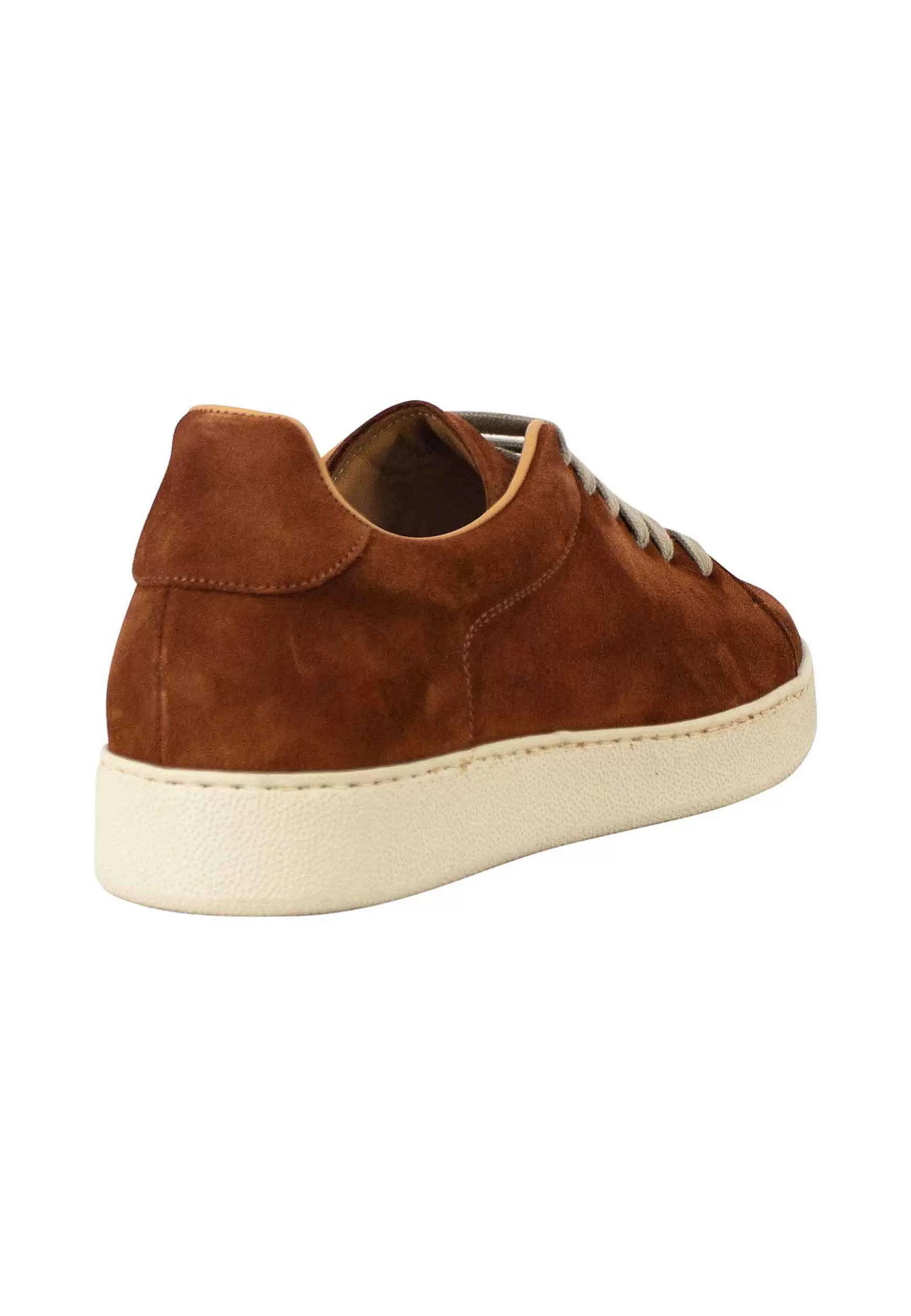 Sneakers Uomo In Camoscio Ingrassato Cuoio E Suola Ultra Leggera*Rogal Best
